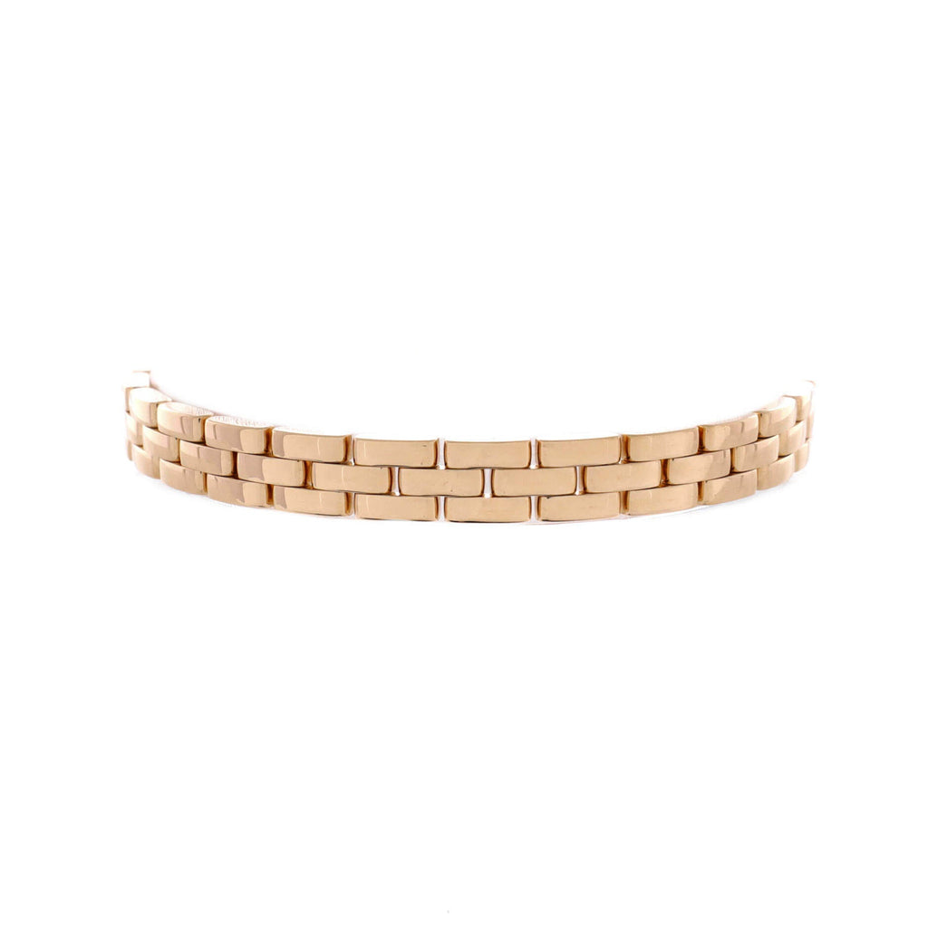 Maillon Panthere 3 Row Bracelet 18K Yellow Gold