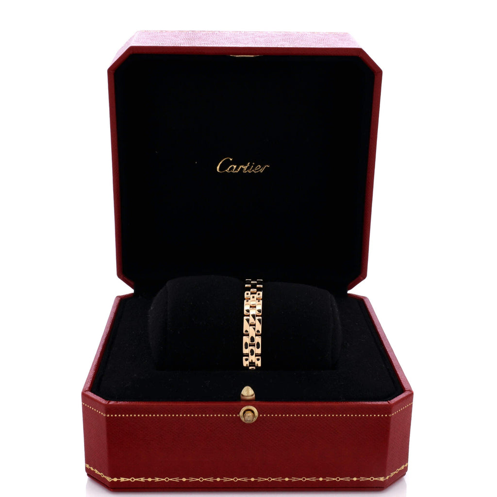 Maillon Panthere 3 Row Bracelet 18K Yellow Gold