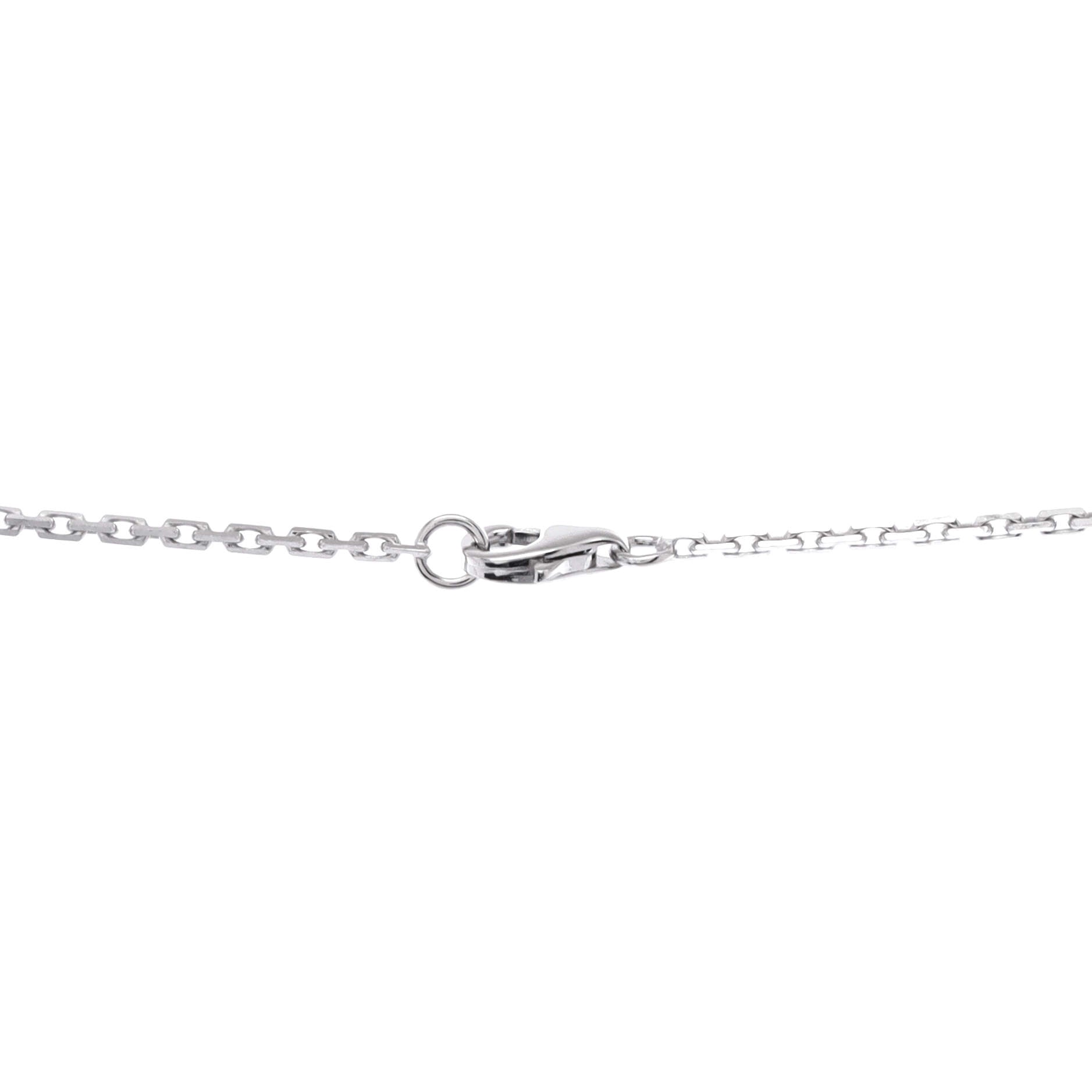 Love Pendant Necklace 18K White Gold