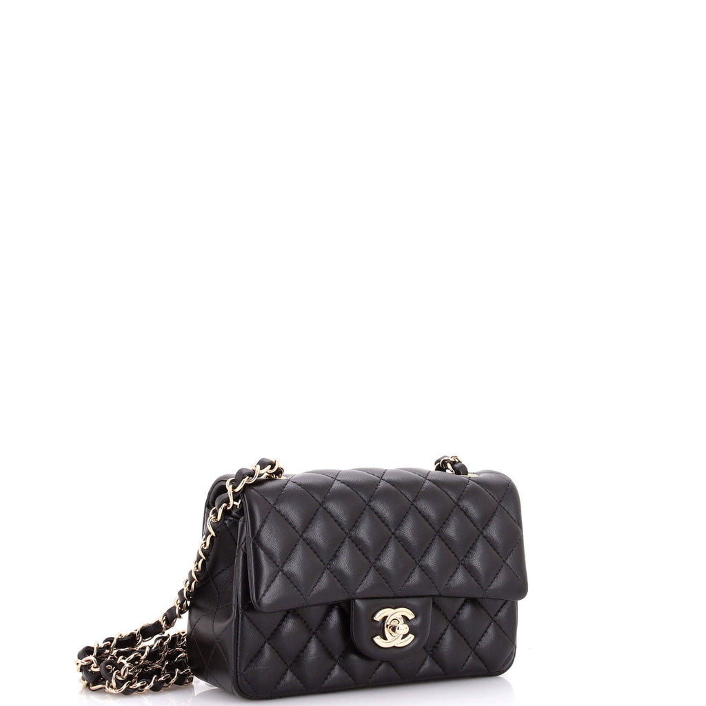 Classic Single Flap Bag Quilted Lambskin Mini