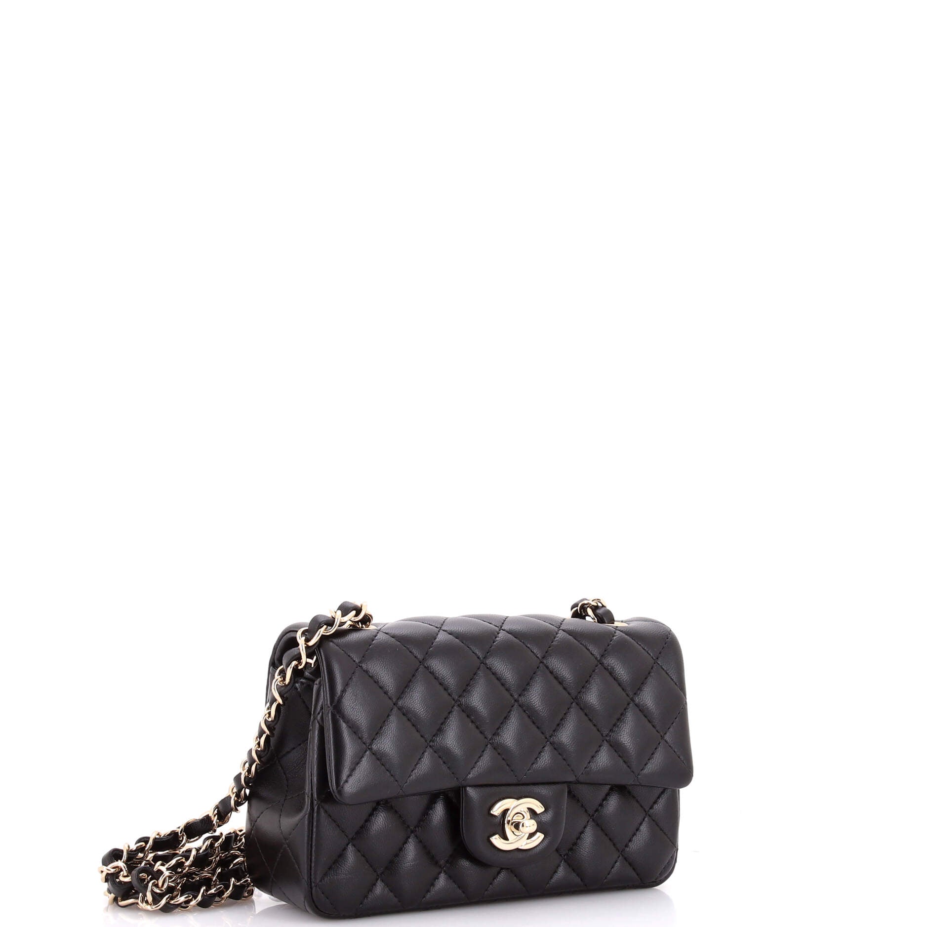 Classic Single Flap Bag Quilted Lambskin Mini