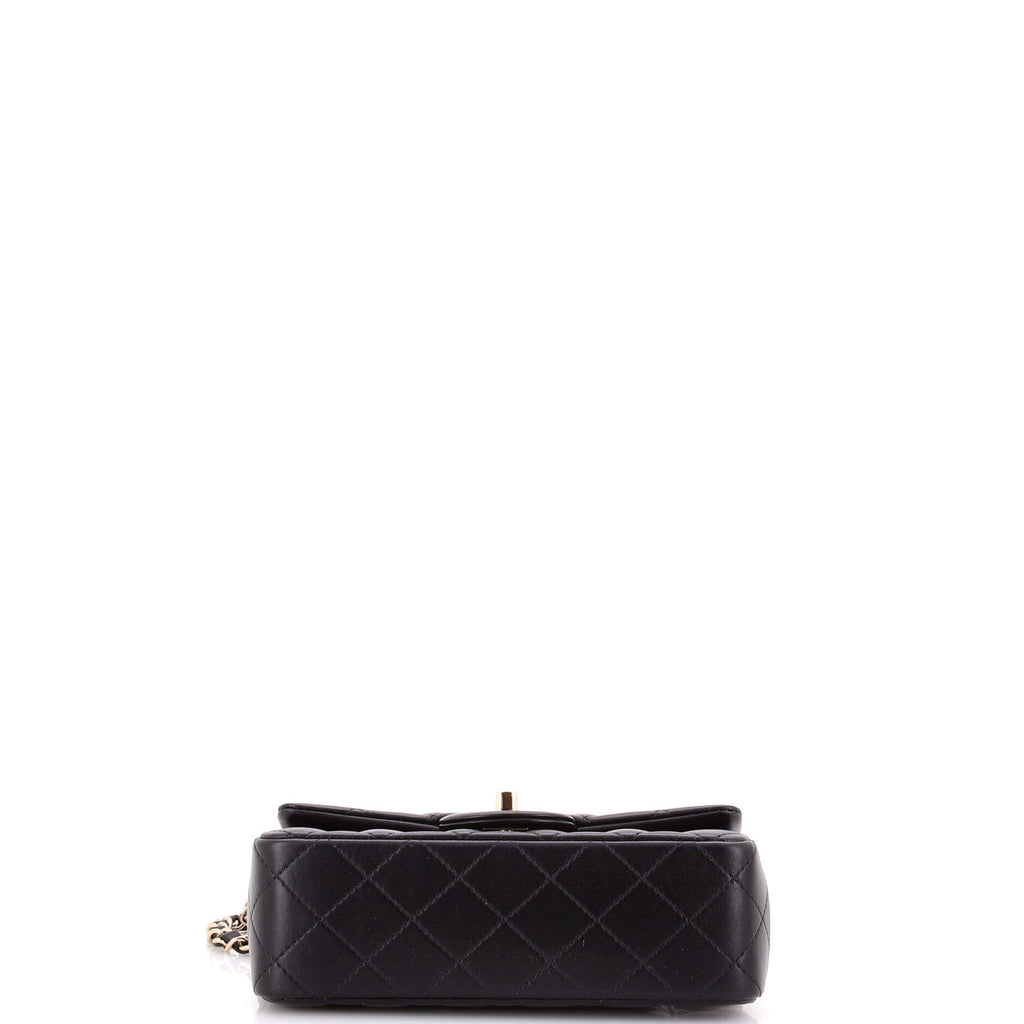 Classic Single Flap Bag Quilted Lambskin Mini