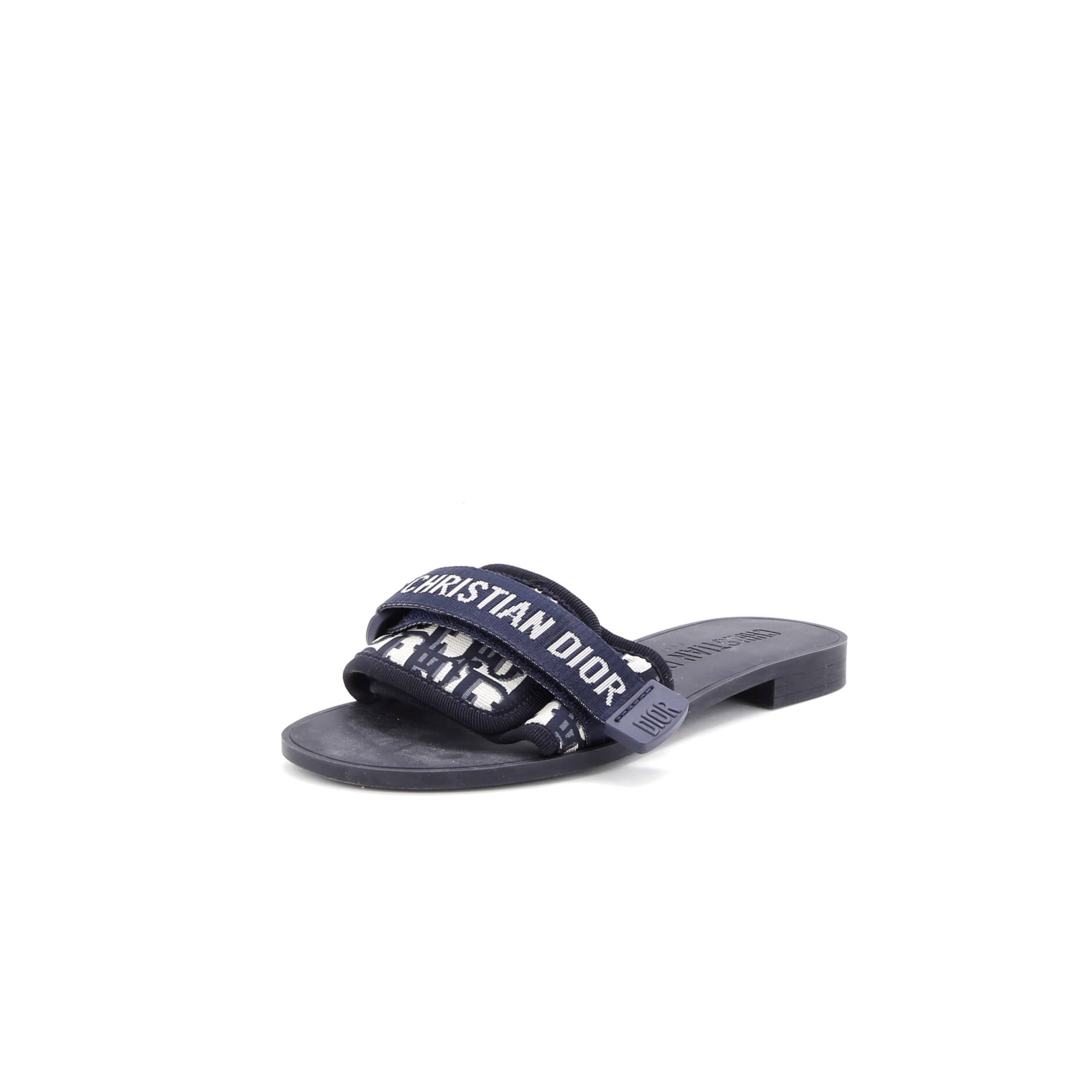 Women's Dio(r)evolution Slide Sandals Oblique Fabric