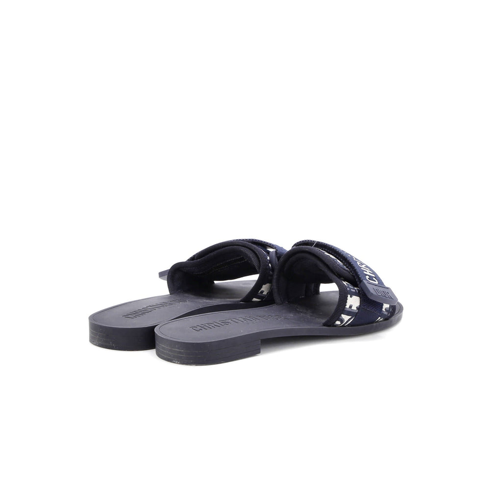 Women's Dio(r)evolution Slide Sandals Oblique Fabric