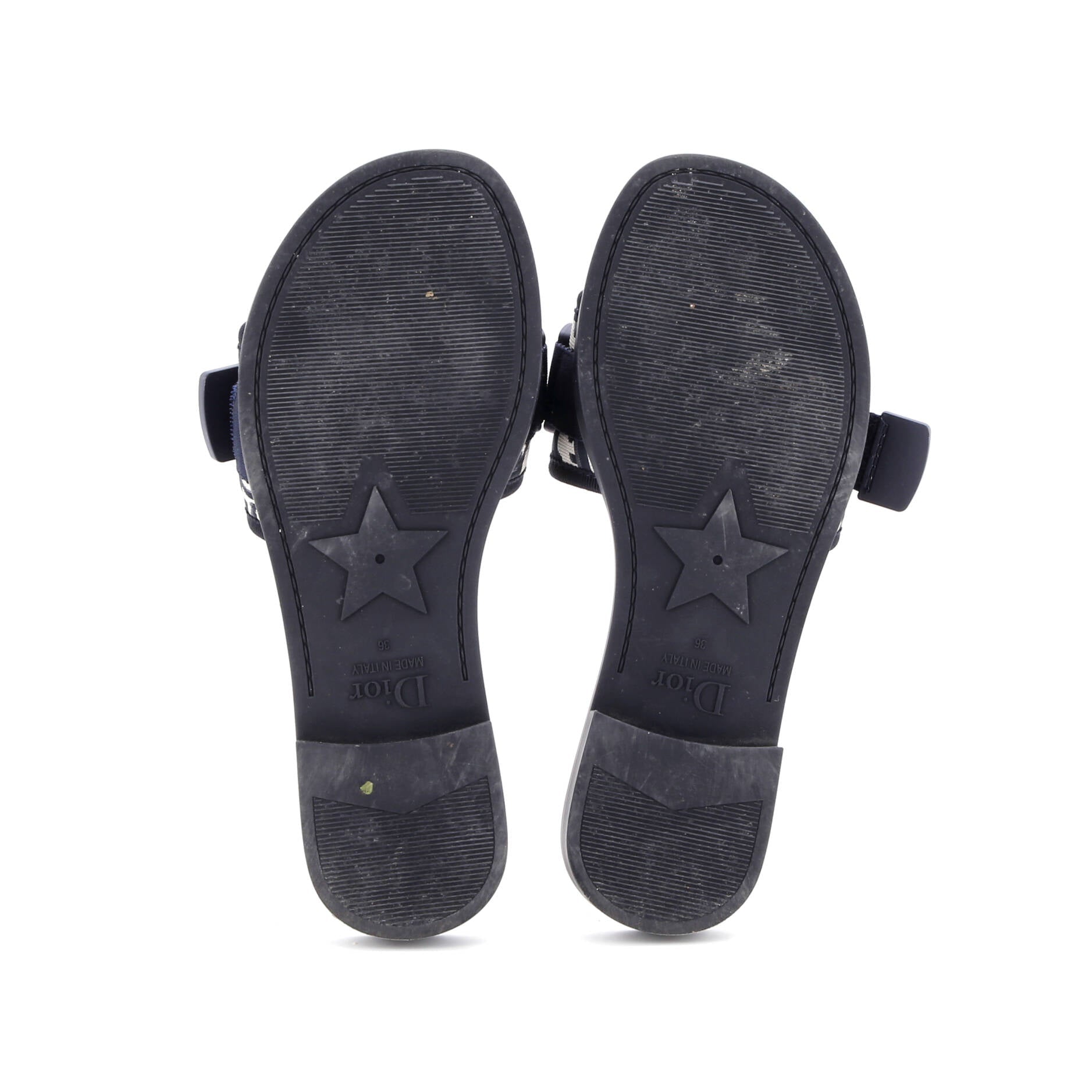 Women's Dio(r)evolution Slide Sandals Oblique Fabric