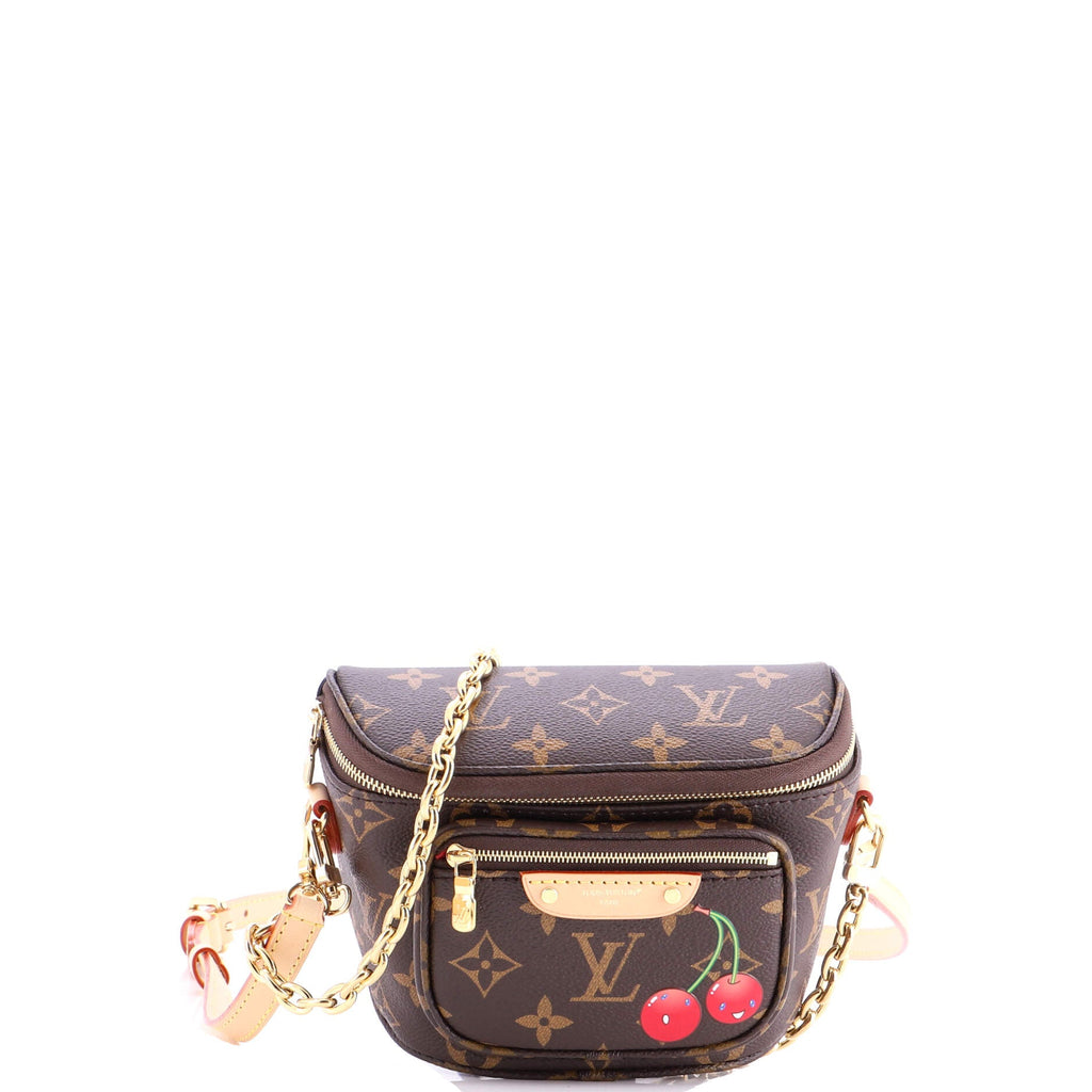 x Takashi Murakami Bum Bag Limited Edition Monogram Cerises Mini
