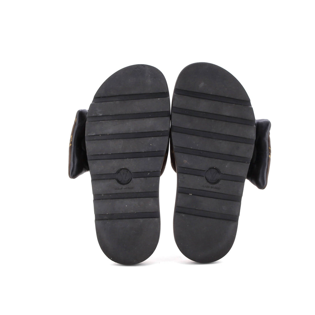 Women's Pool Pillow Comfort Mule Sandals Yayoi Kusama Faces Monogram Nylon