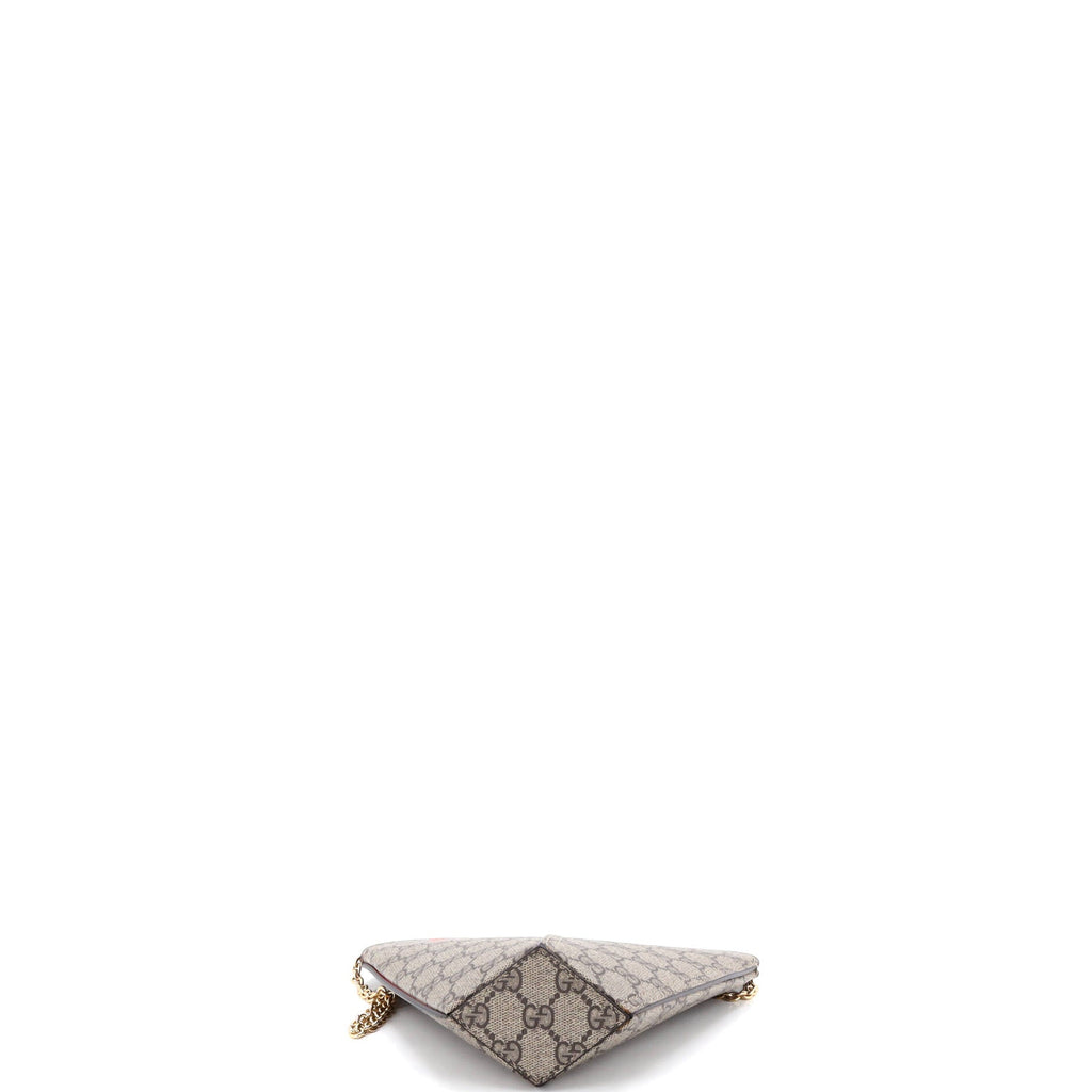 Valentine's Day Chain Heart Bag Printed GG Coated Canvas Small