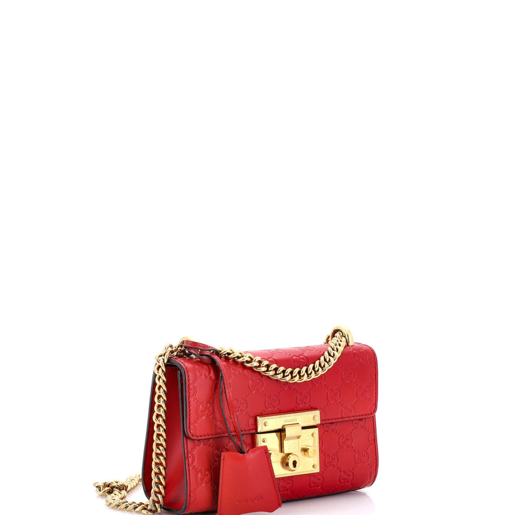 Padlock Shoulder Bag Guccissima Leather Small