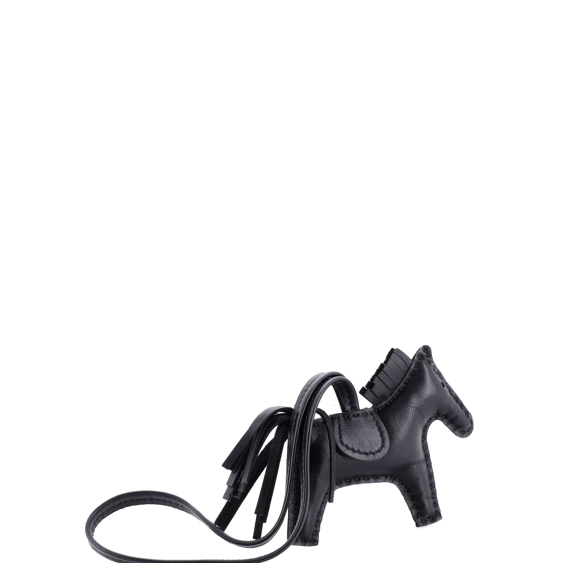 So Black GriGri Rodeo Bag Charm Leather PM
