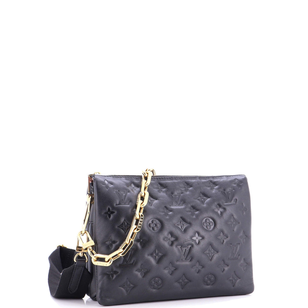 Coussin Bag Monogram Embossed Lambskin PM