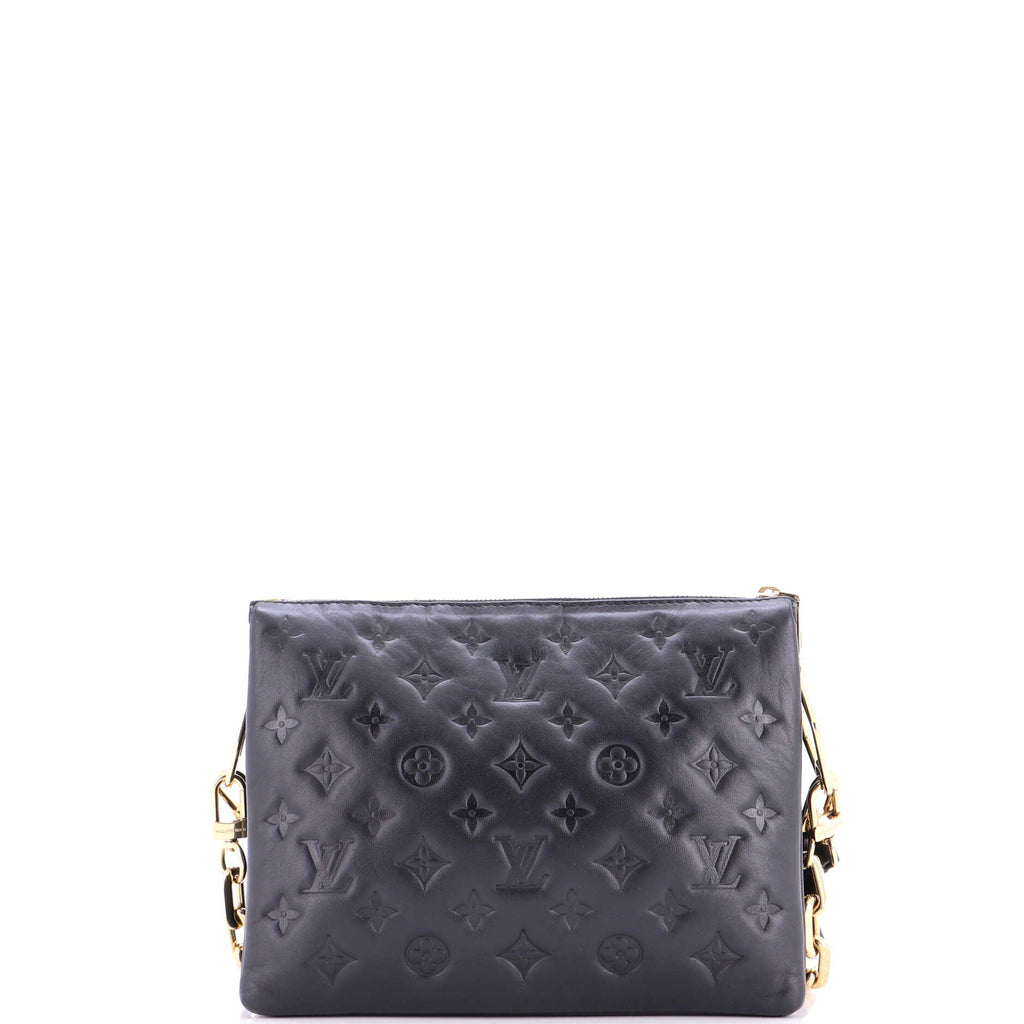 Coussin Bag Monogram Embossed Lambskin PM