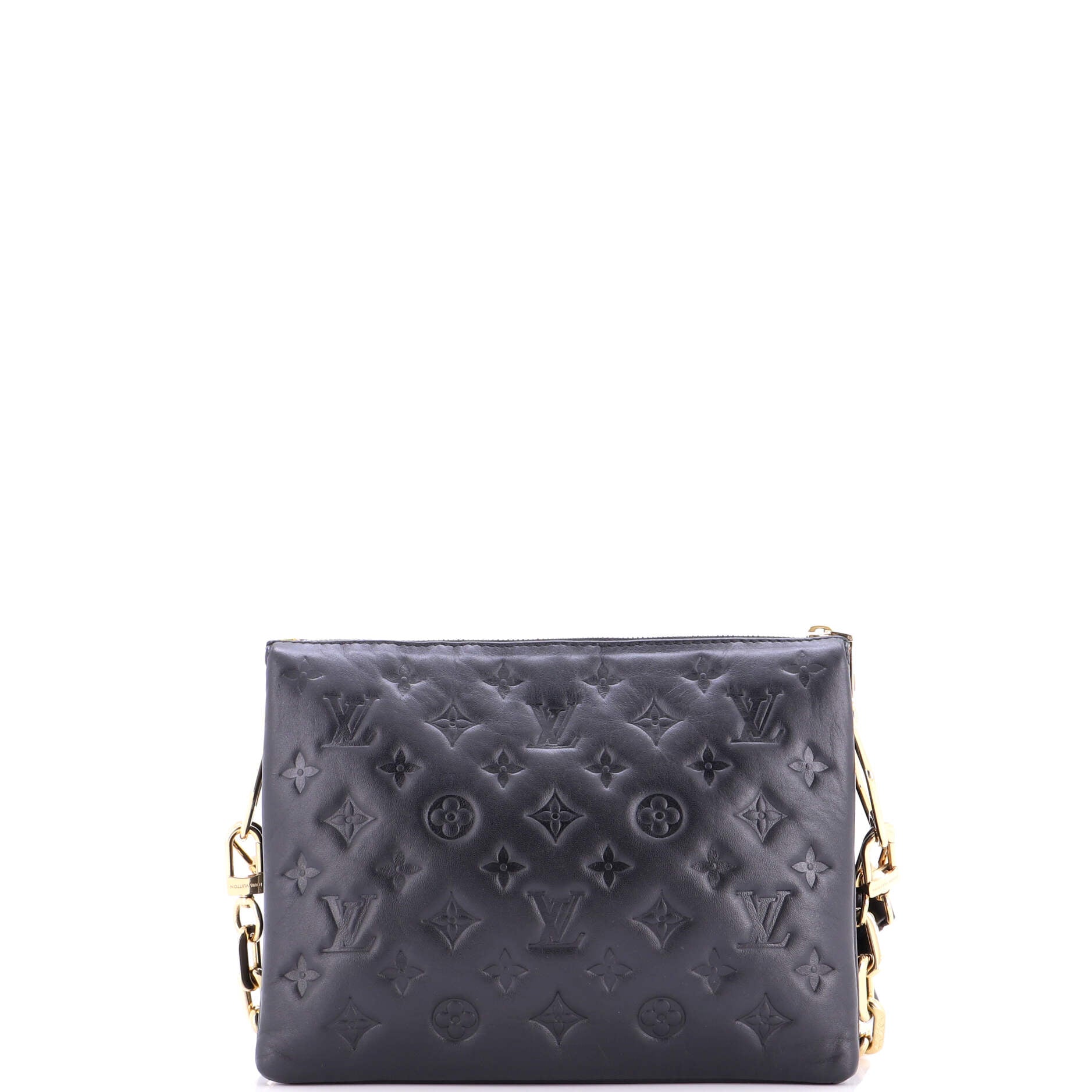 Coussin Bag Monogram Embossed Lambskin PM