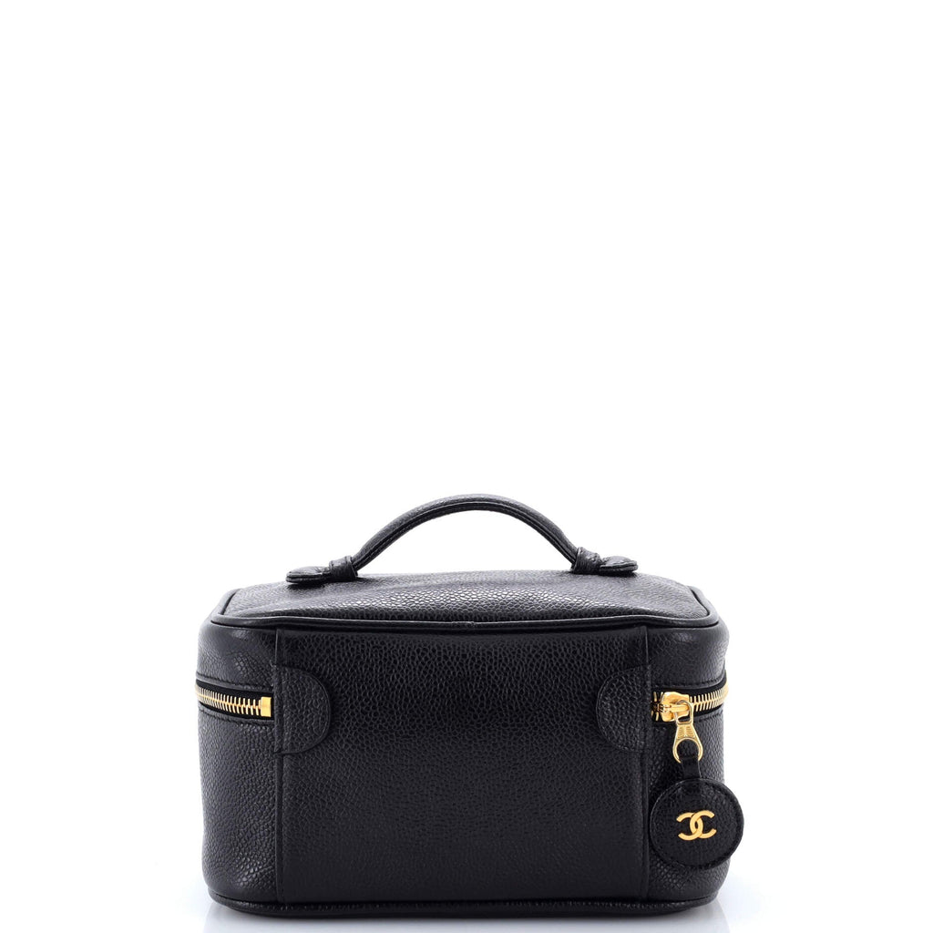 Vintage Timeless Cosmetic Case Caviar Medium