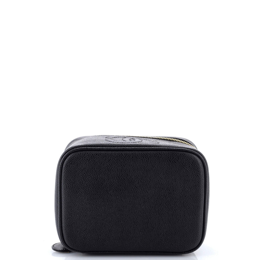 Vintage Timeless Cosmetic Case Caviar Medium