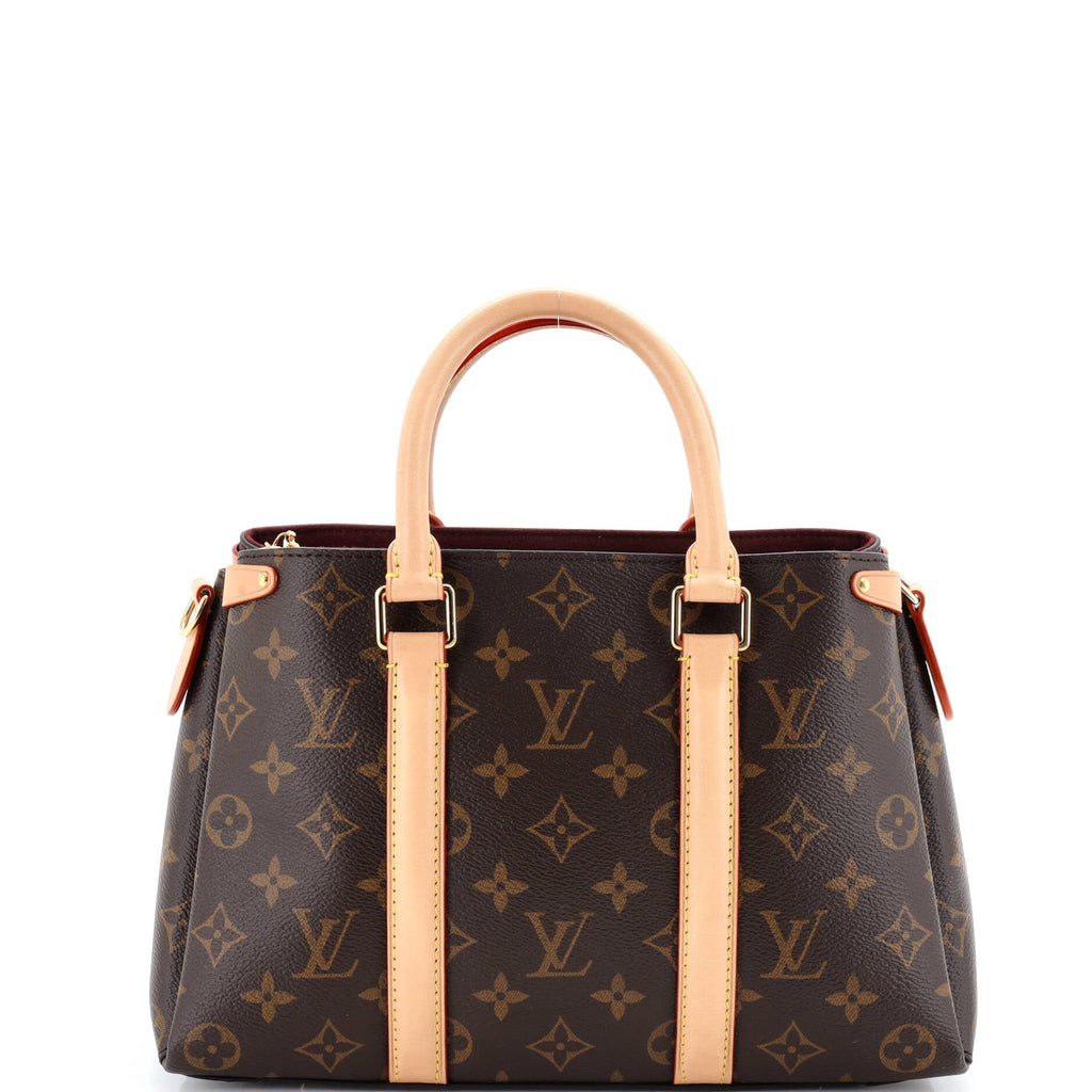 Soufflot Tote Monogram Canvas with Leather BB