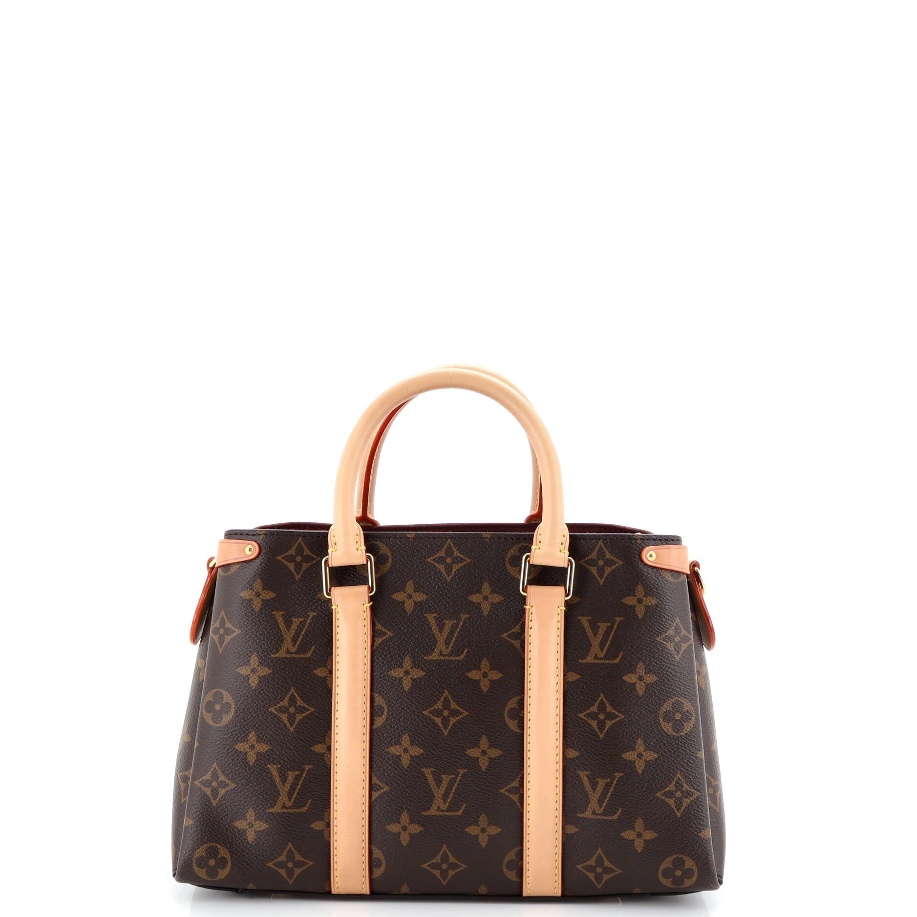 Soufflot Tote Monogram Canvas with Leather BB