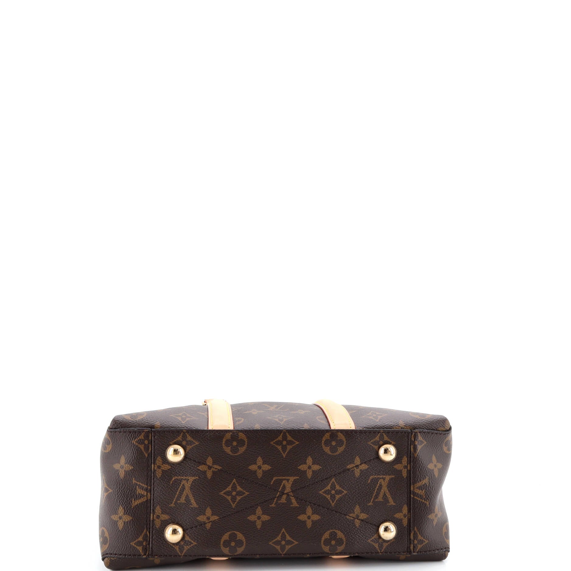 Soufflot Tote Monogram Canvas with Leather BB
