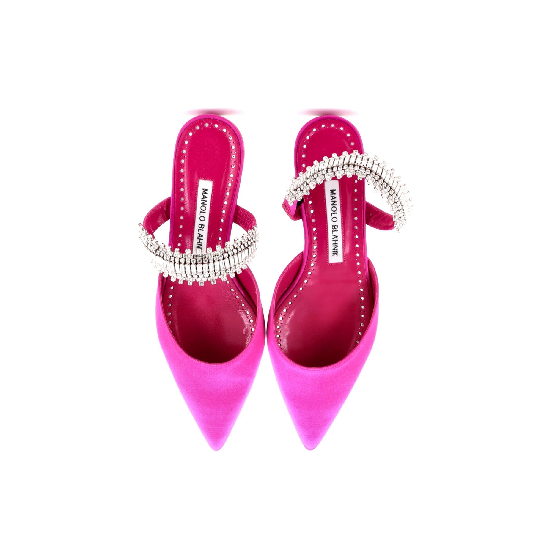 Women's Lutara Flat Mules Satin with Crystals