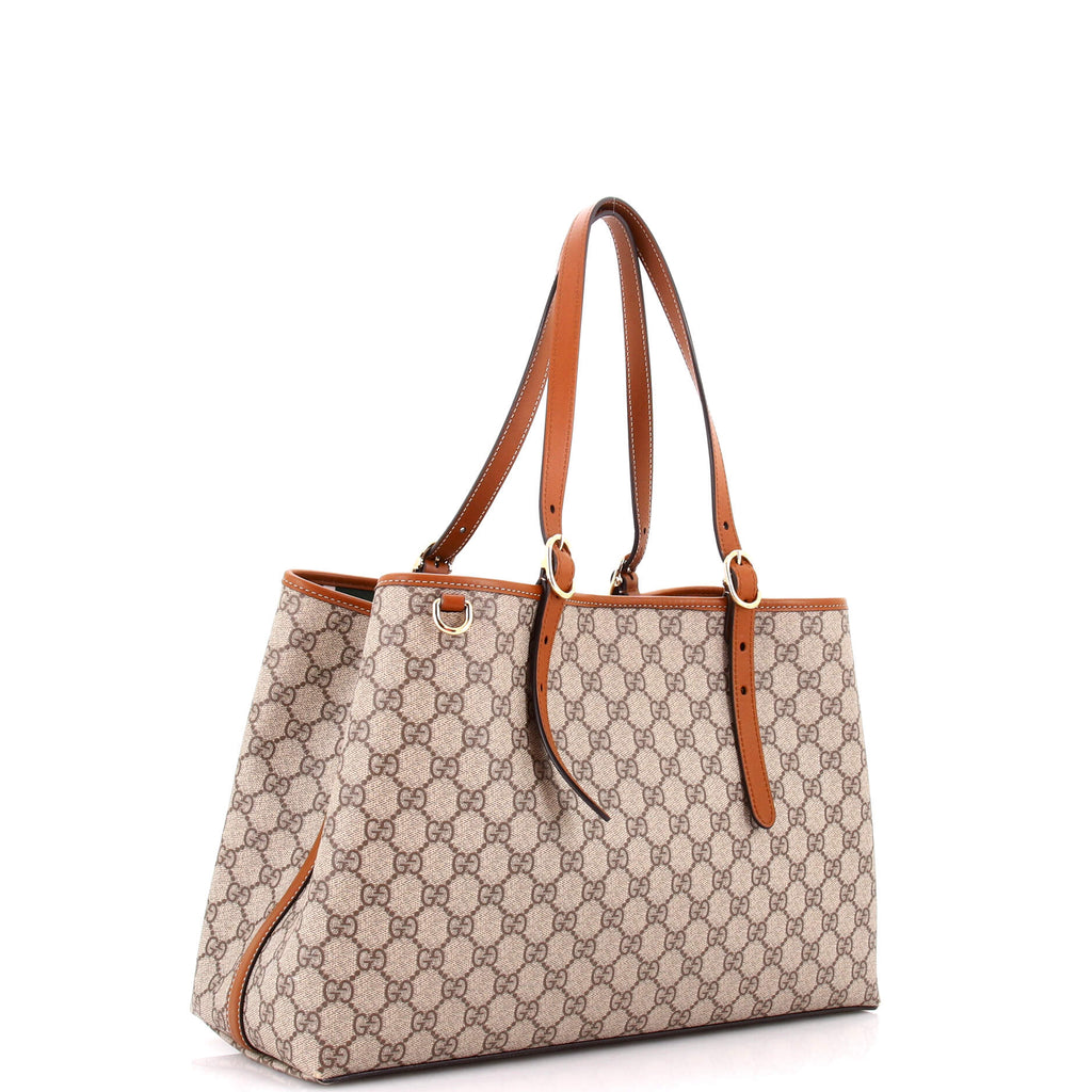 Emblem Tote GG Coated Canvas Large