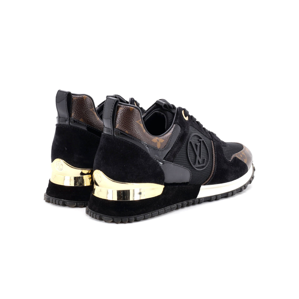 Women's Run Away Sneakers Mesh with Monogram Canvas and Suede