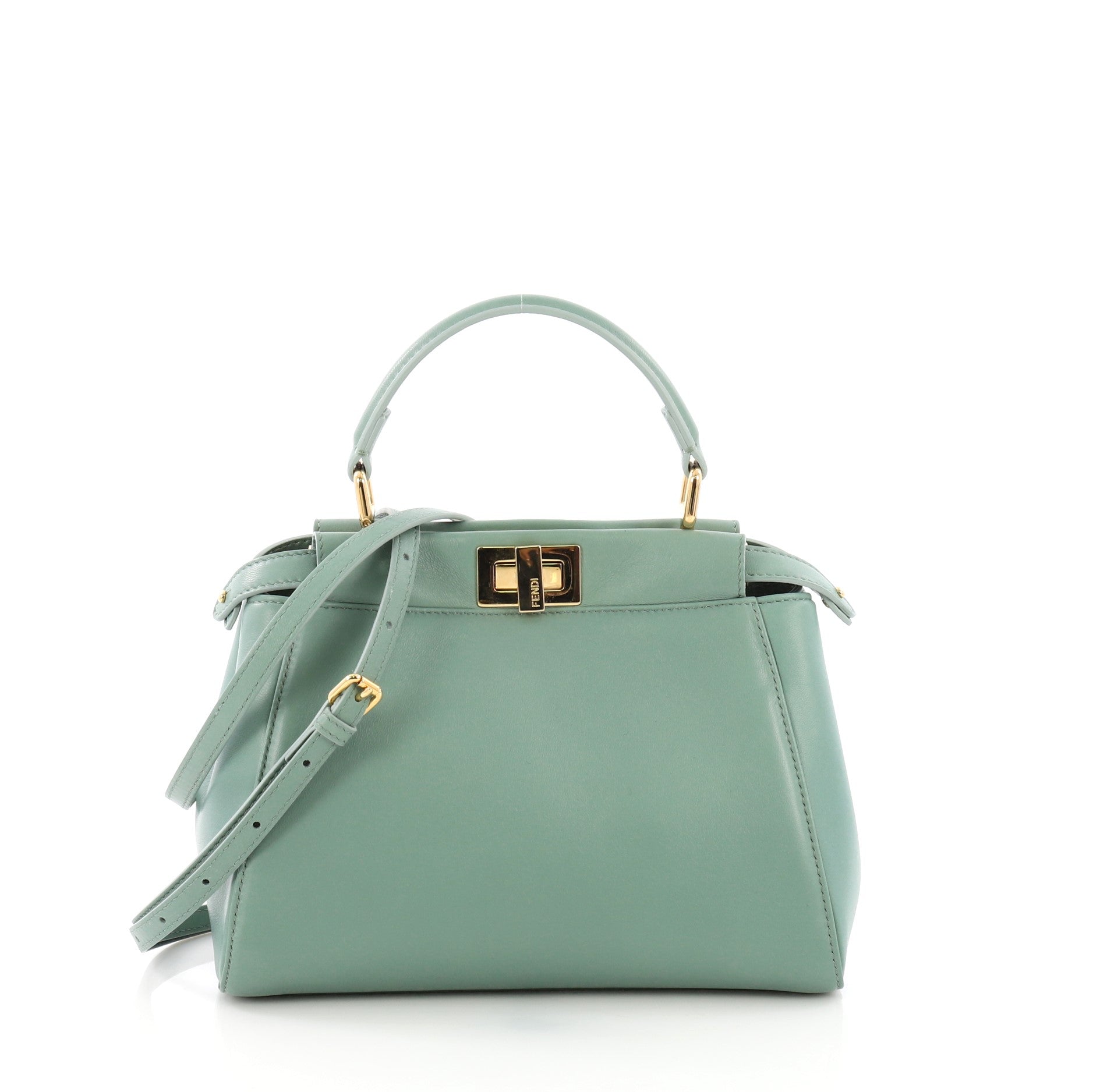 Peekaboo Handbag Leather Mini