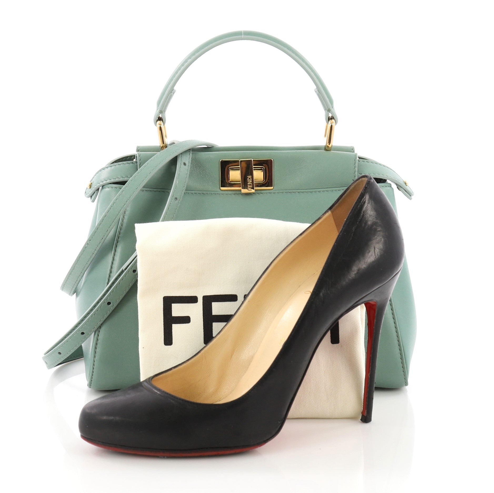 Peekaboo Handbag Leather Mini