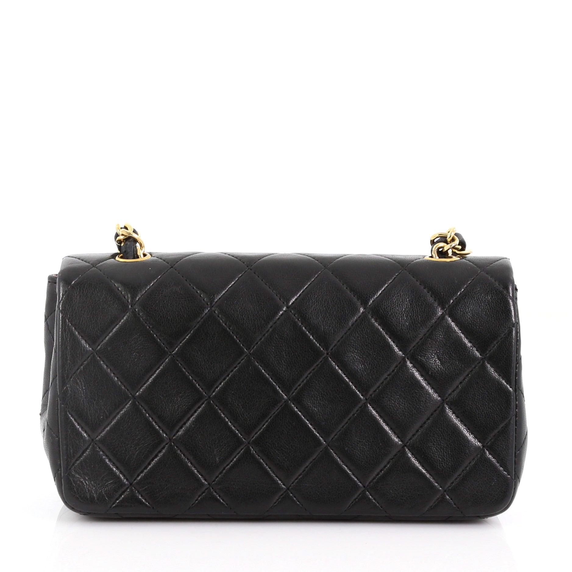 Vintage Full Flap Bag Quilted Lambskin Mini