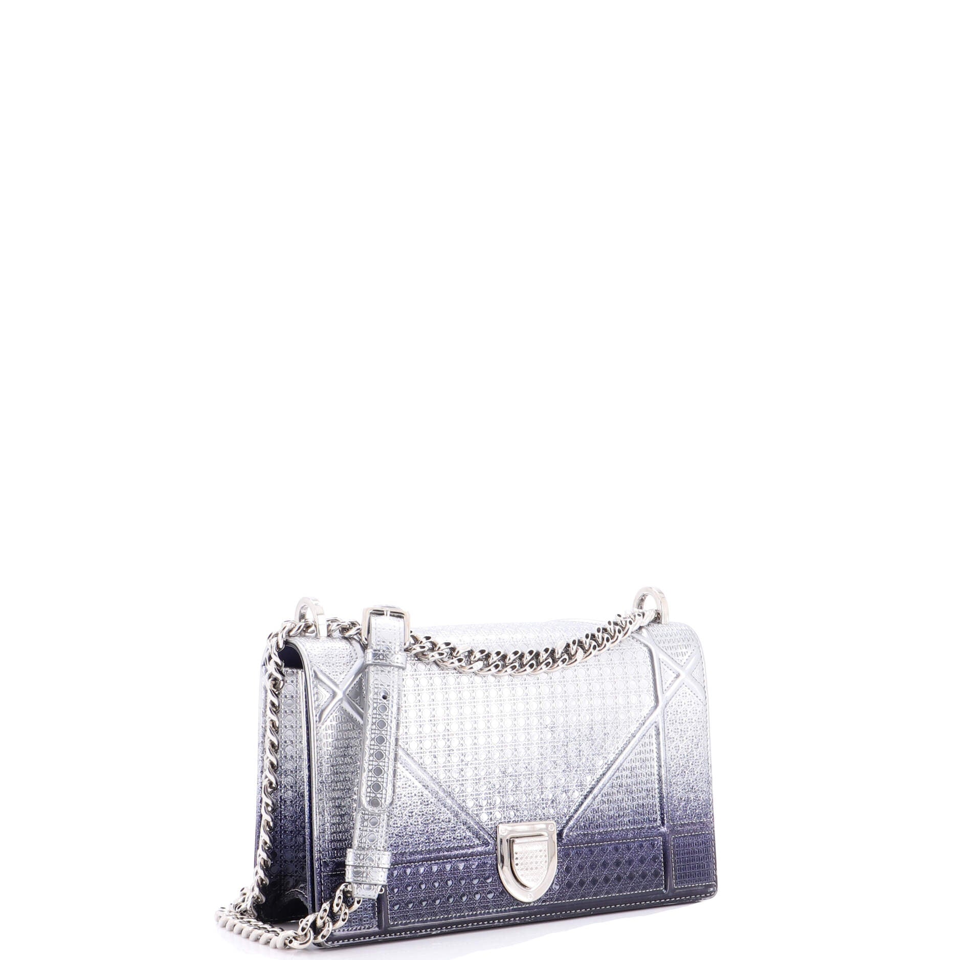 Diorama Flap Bag Cannage Embossed Calfskin Medium