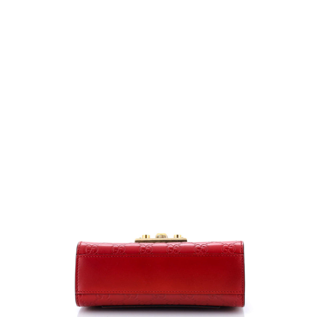 Padlock Shoulder Bag Guccissima Leather Small