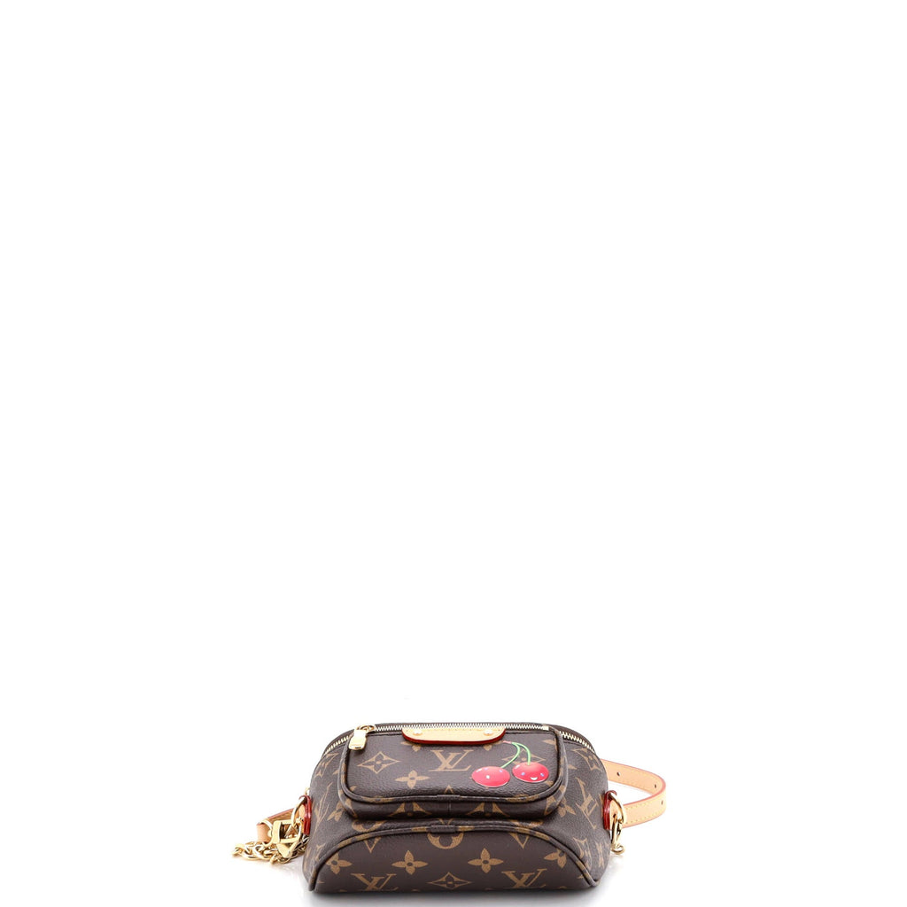 x Takashi Murakami Bum Bag Limited Edition Monogram Cerises Mini