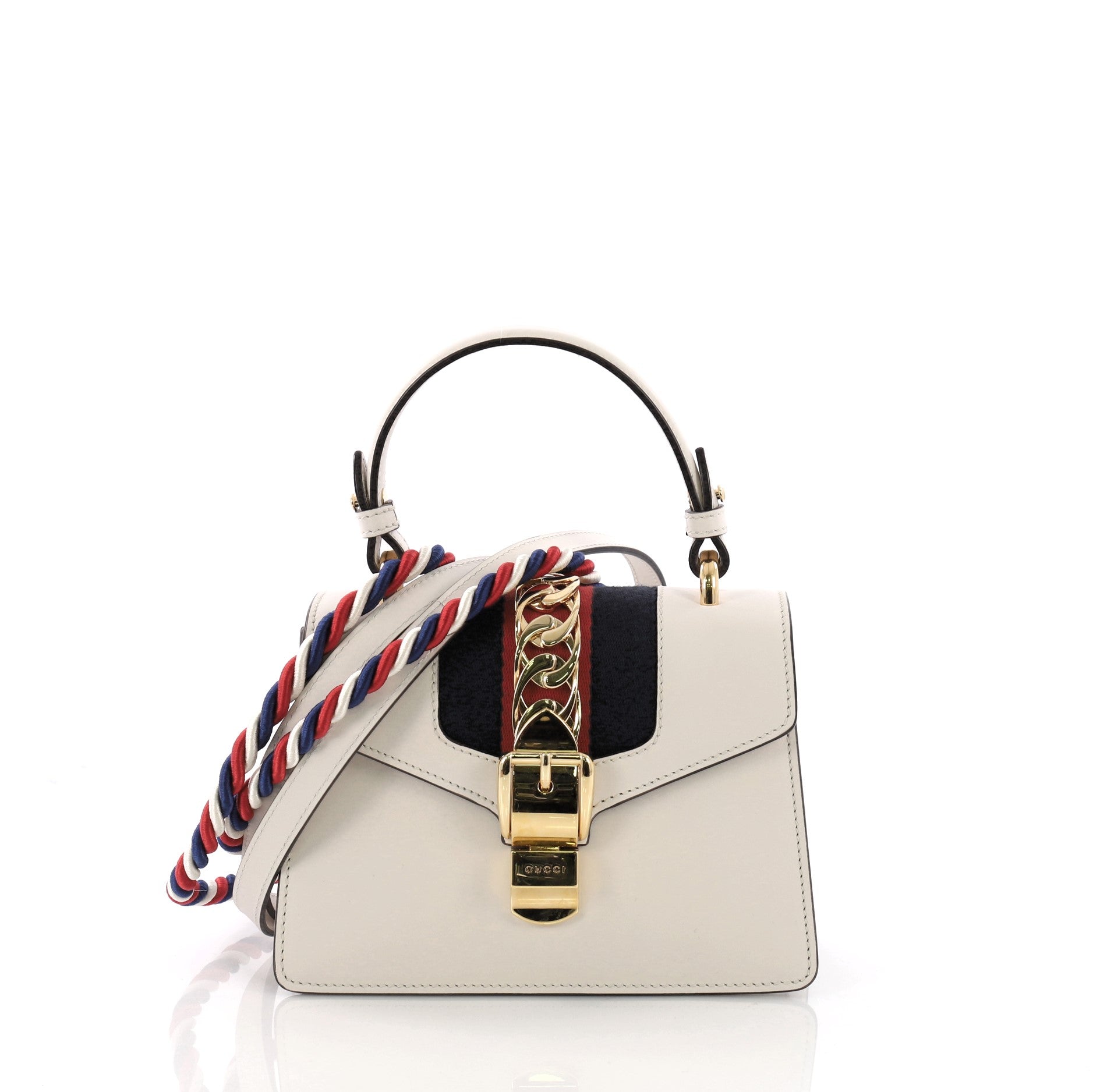 Sylvie Top Handle Bag Leather Mini