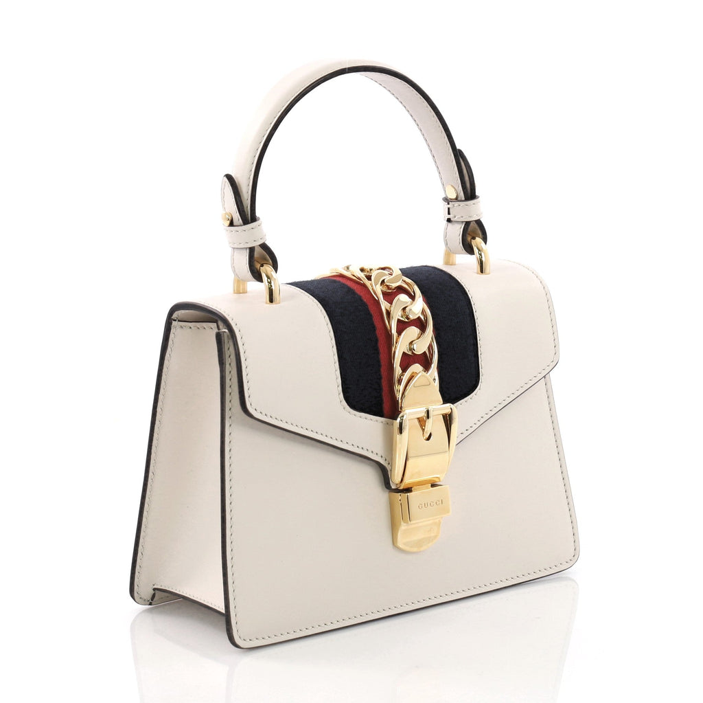 Sylvie Top Handle Bag Leather Mini