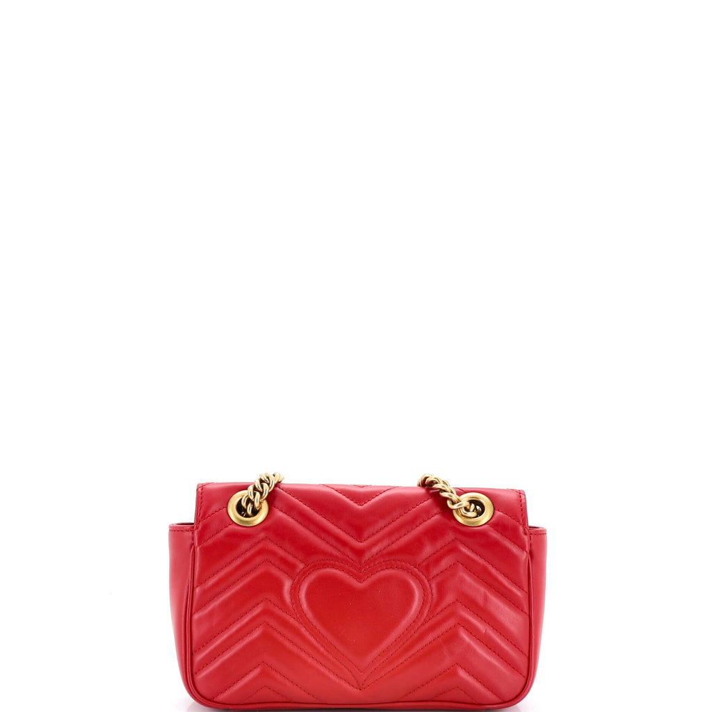 GG Marmont Flap Bag Matelasse Leather Mini