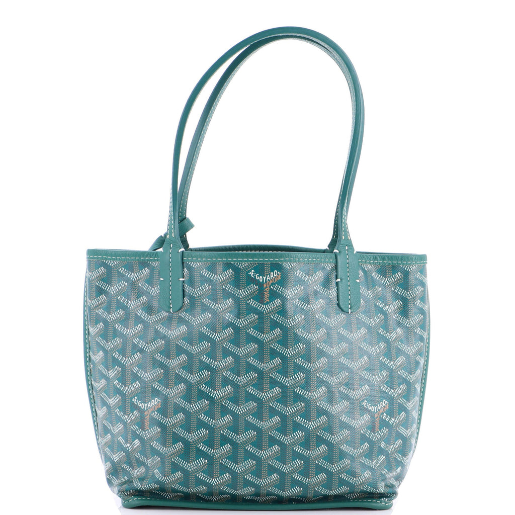 Anjou Reversible Tote Coated Canvas Mini