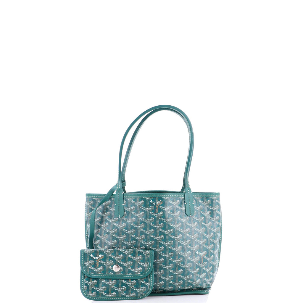 Anjou Reversible Tote Coated Canvas Mini