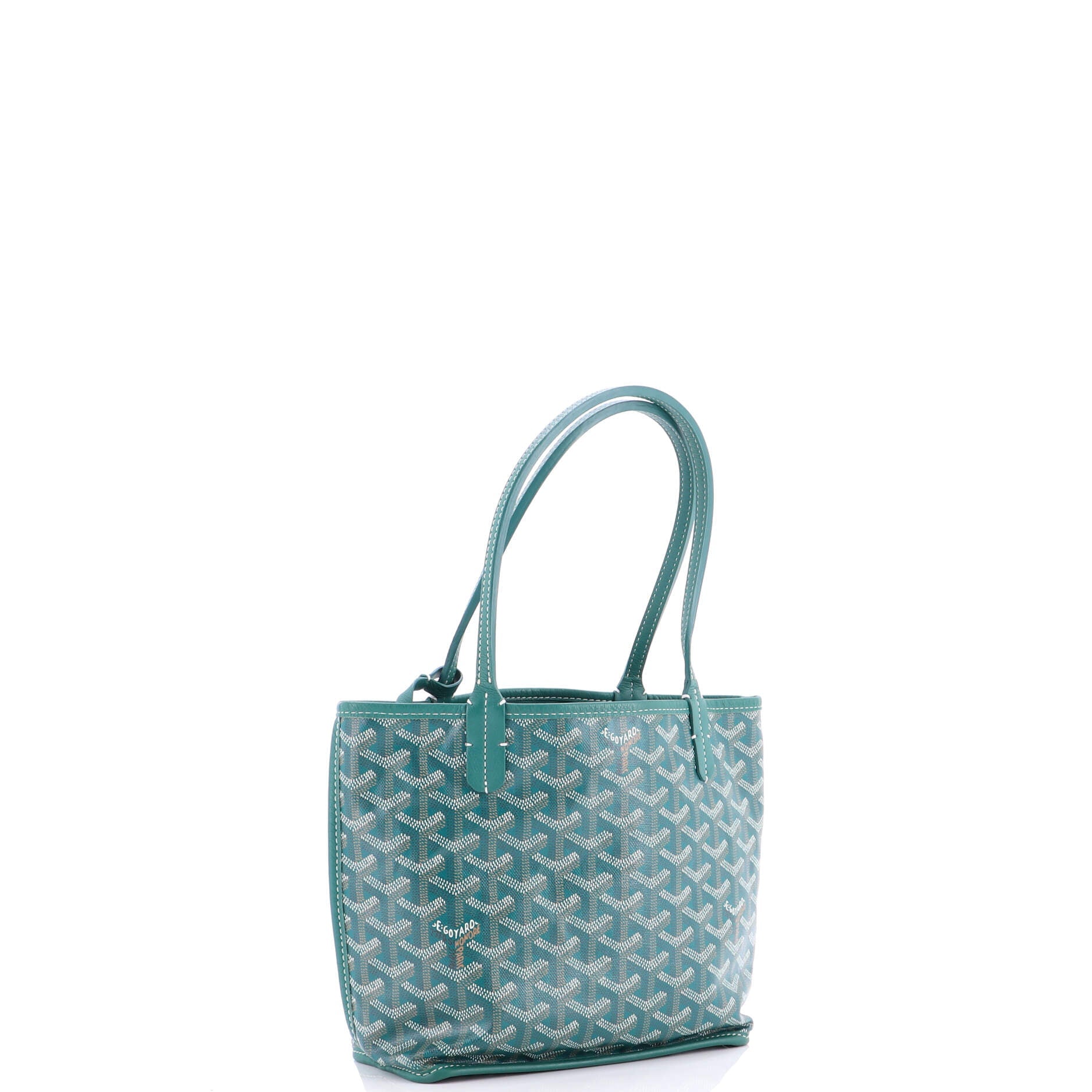 Anjou Reversible Tote Coated Canvas Mini