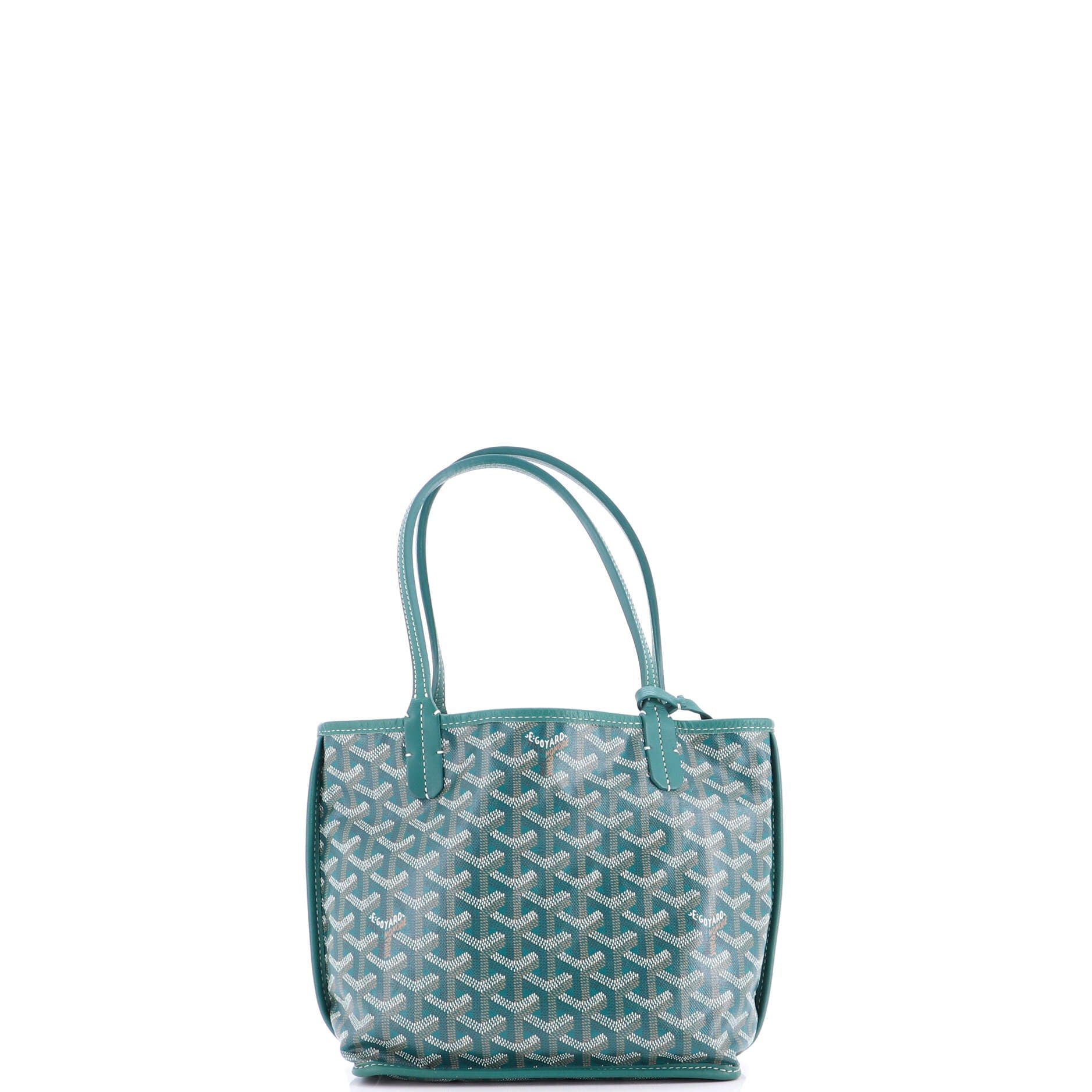 Anjou Reversible Tote Coated Canvas Mini