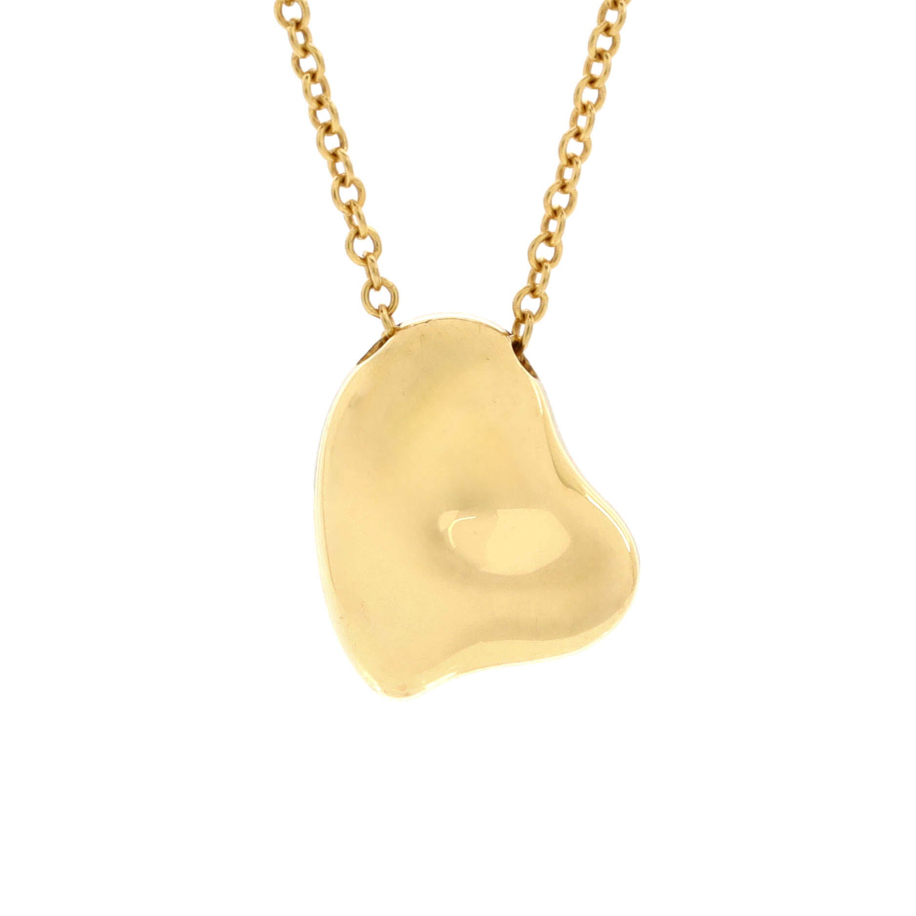 Elsa Peretti Full Heart Necklace 18K Yellow Gold