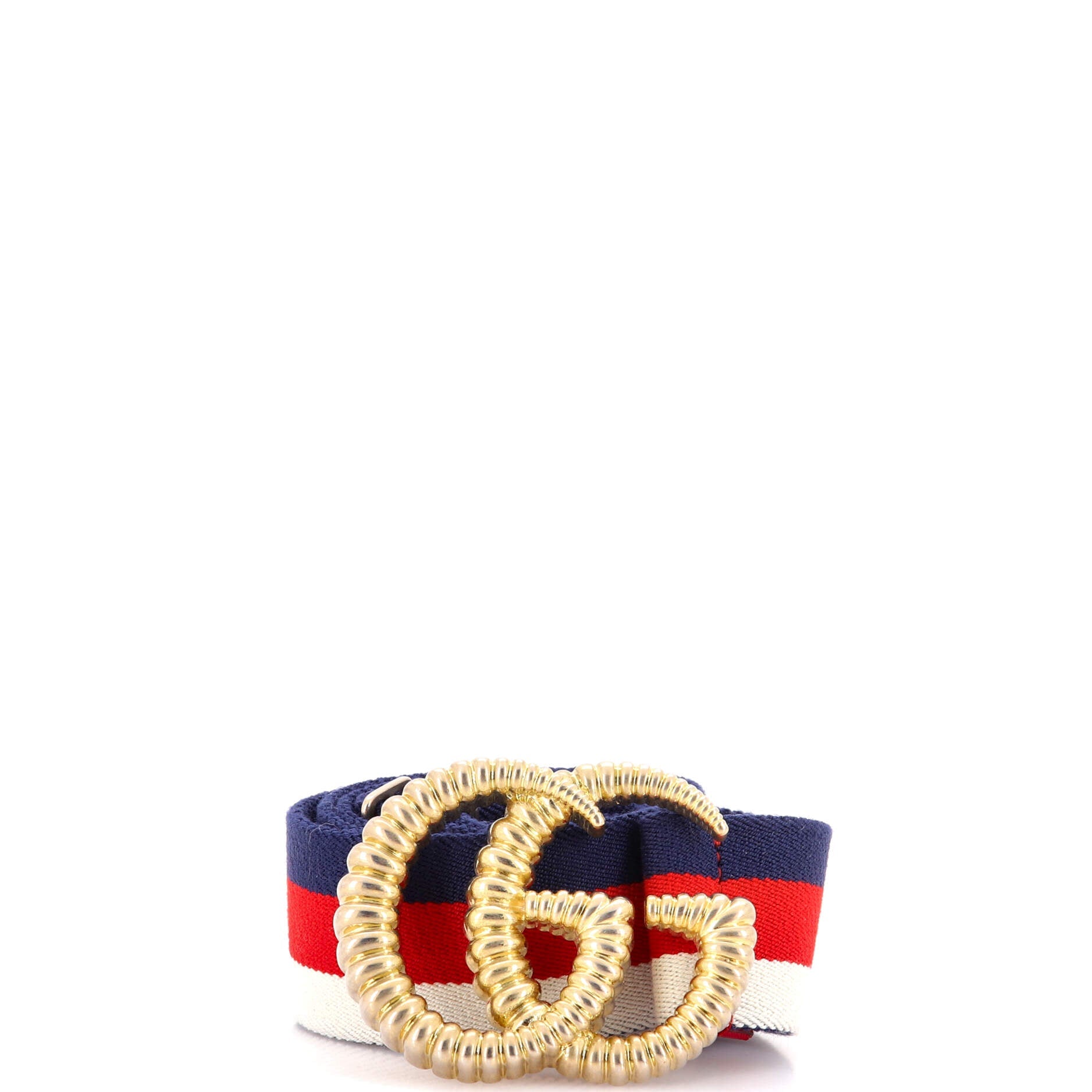 GG Torchon Web Belt Canvas Wide