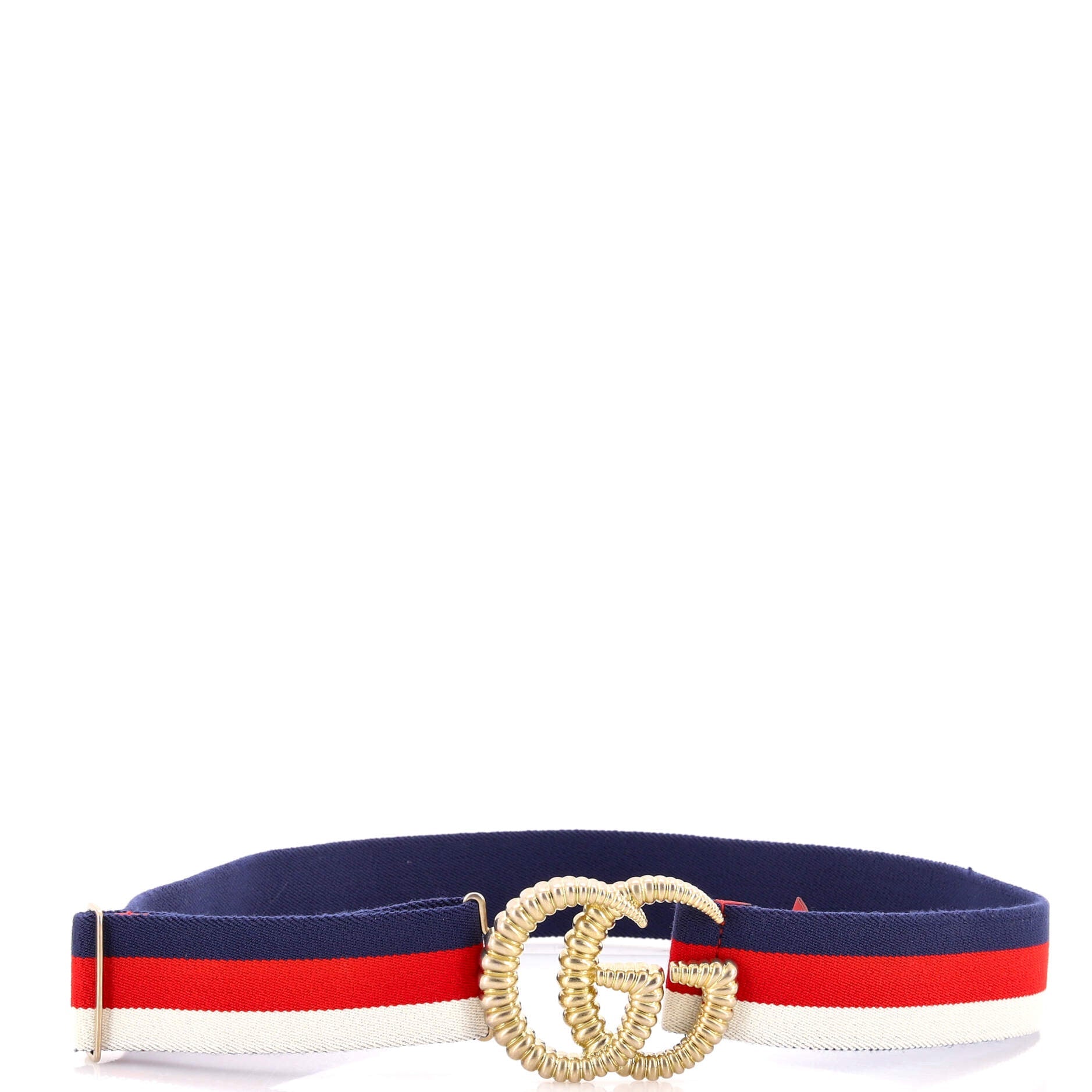 GG Torchon Web Belt Canvas Wide