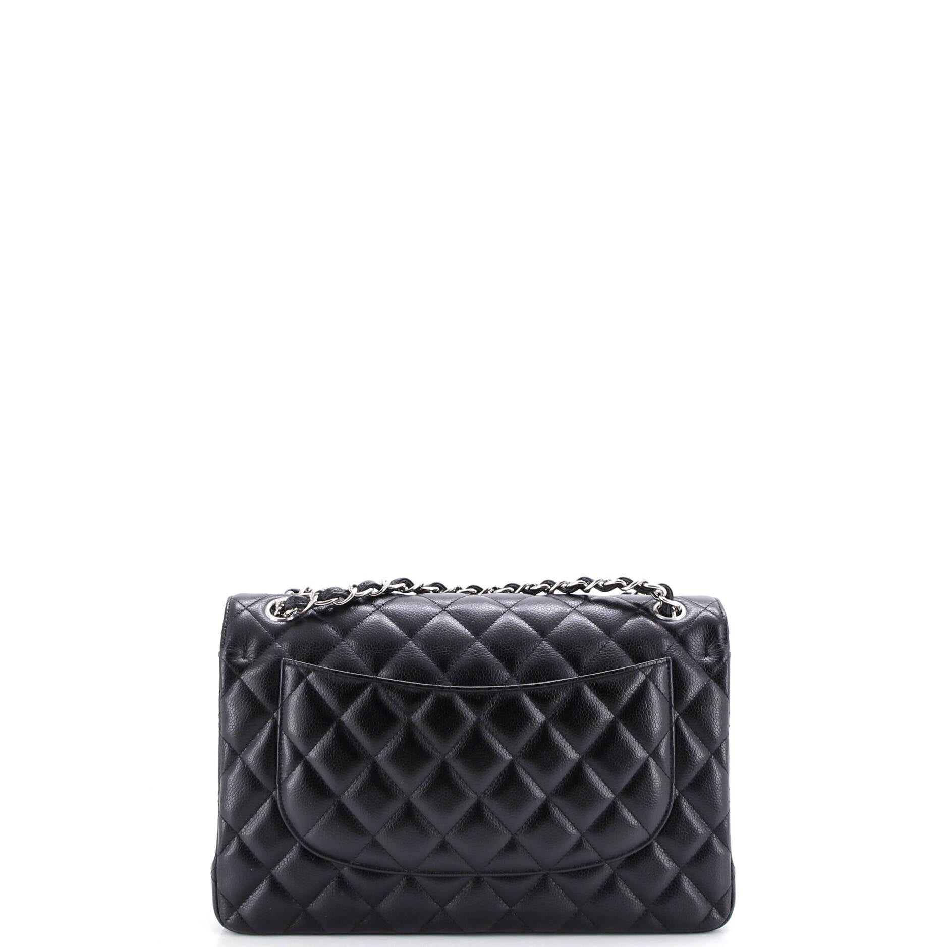 Classic Double Flap Bag Quilted Caviar Jumbo