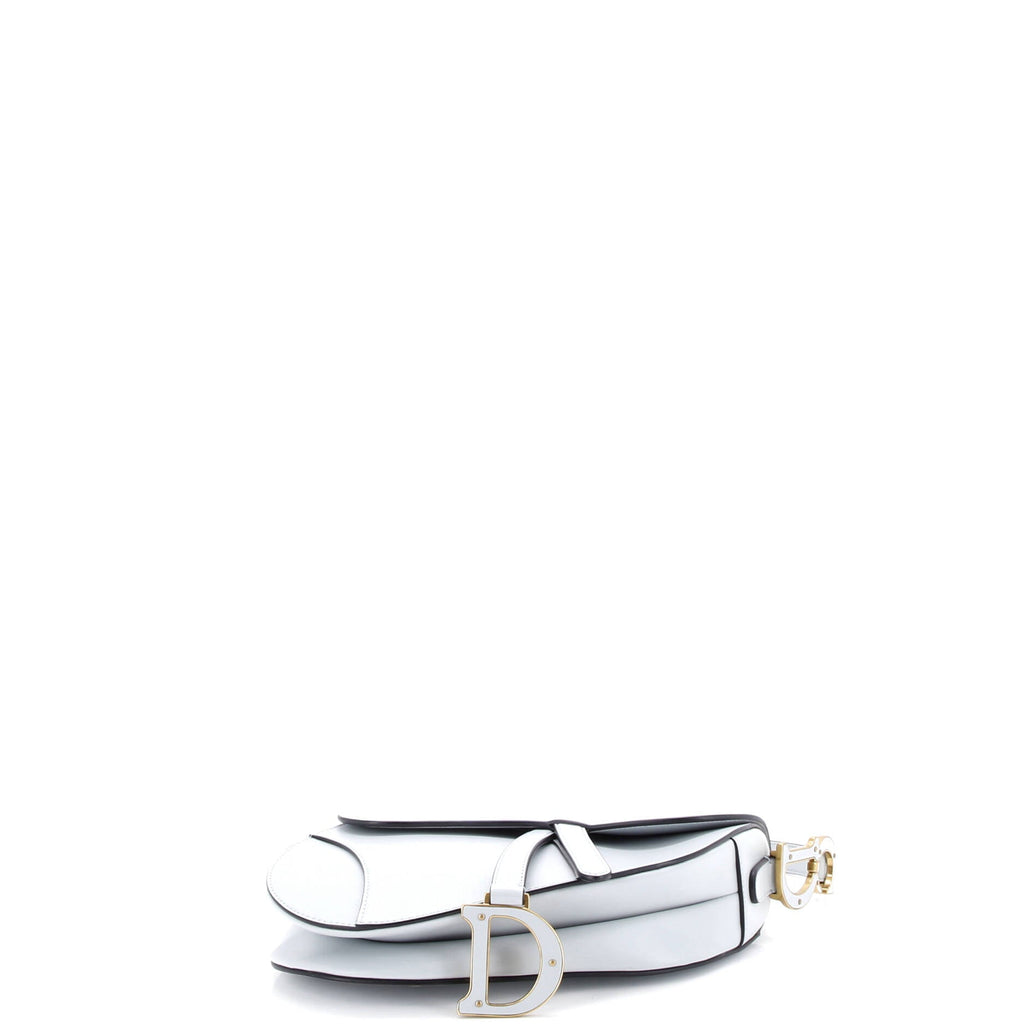 Saddle Handbag with Strap Leather Medium