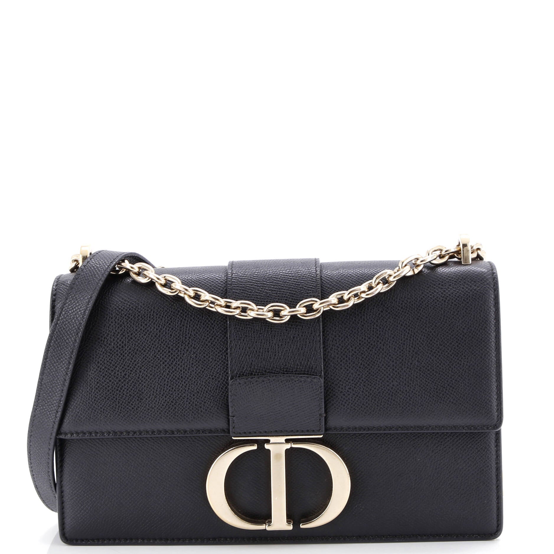 30 Montaigne Chain Flap Bag Leather