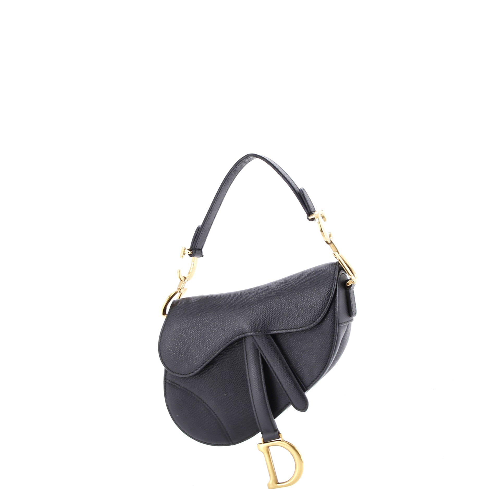 Saddle Handbag Leather Mini