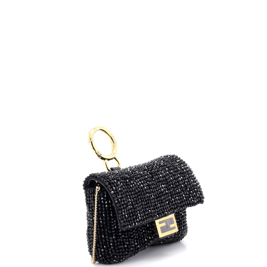 Chain Baguette Charm Bag Beads Nano