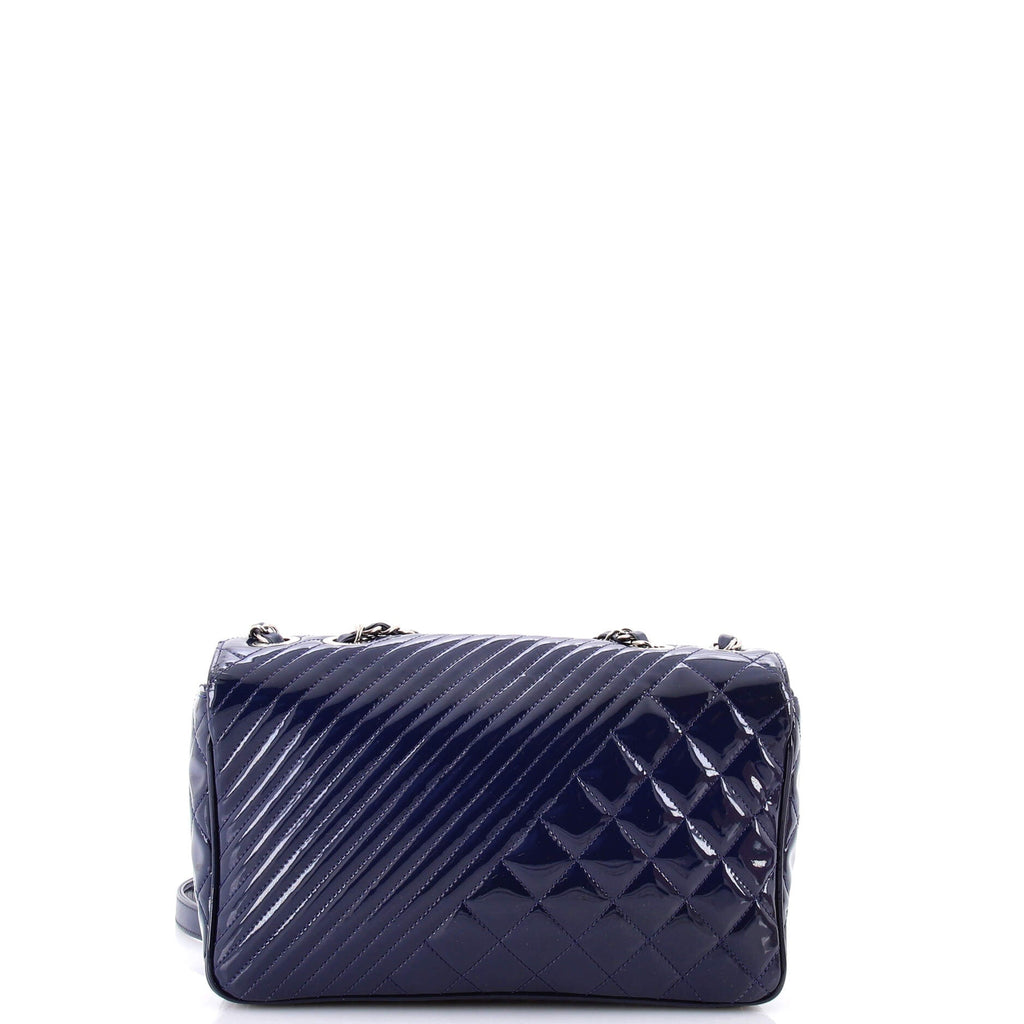 Coco Boy Flap Bag Quilted Patent Medium