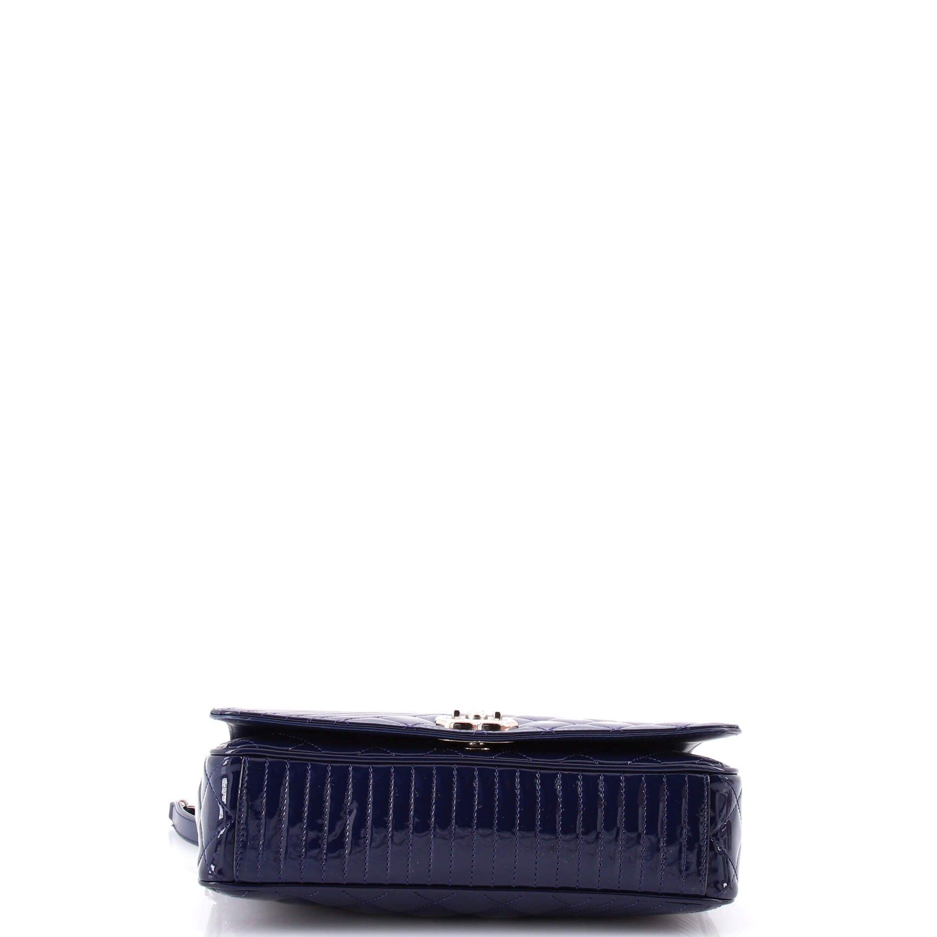 Coco Boy Flap Bag Quilted Patent Medium