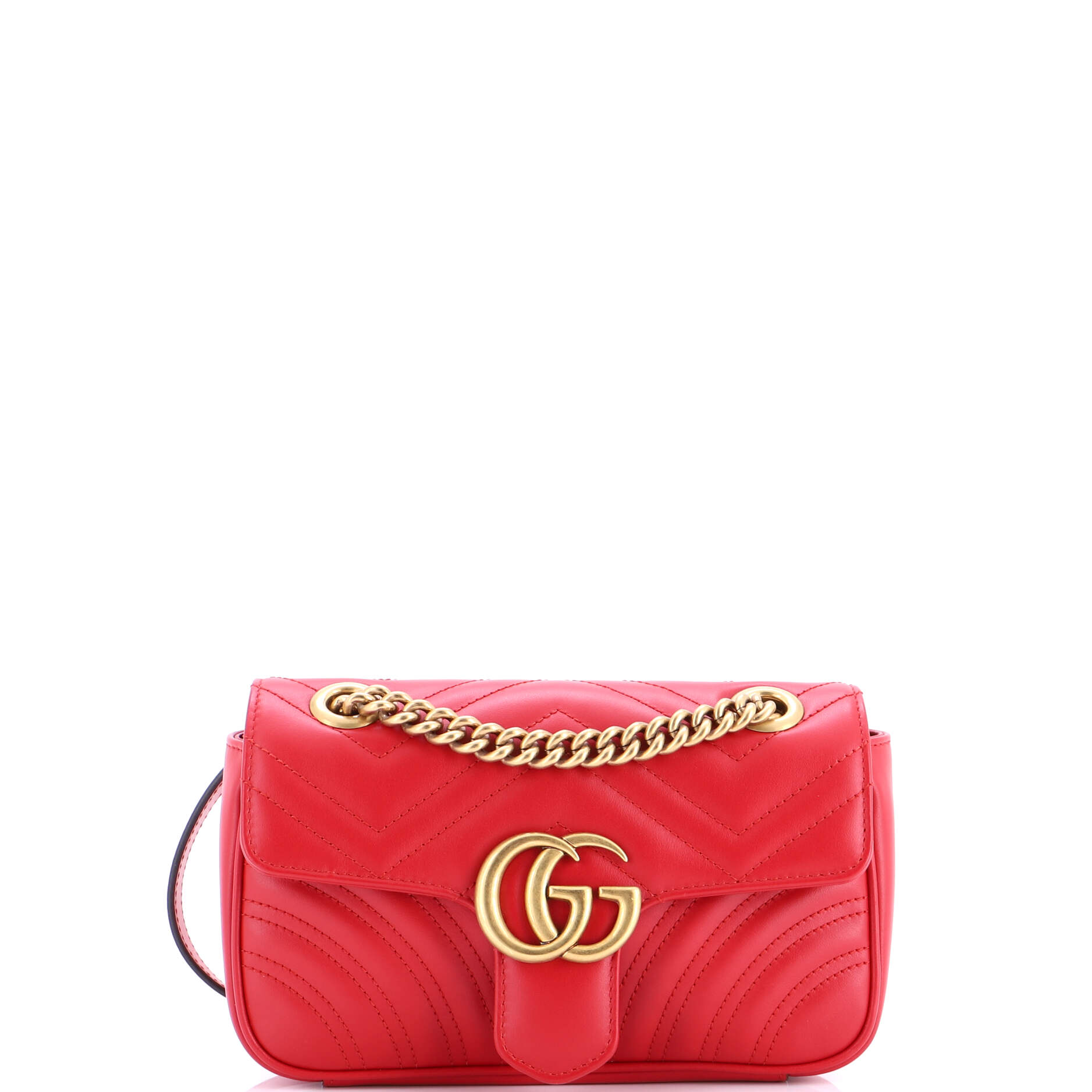 GG Marmont Flap Bag Matelasse Leather Mini