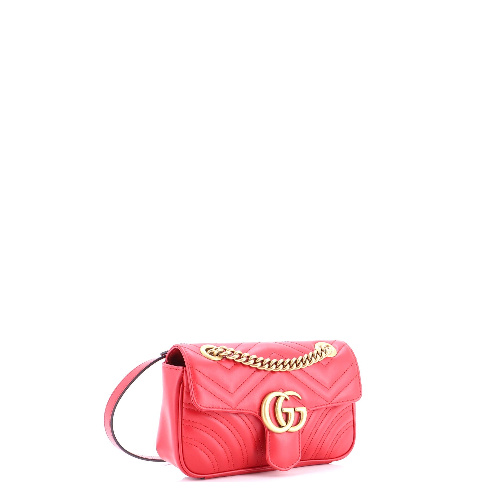 GG Marmont Flap Bag Matelasse Leather Mini